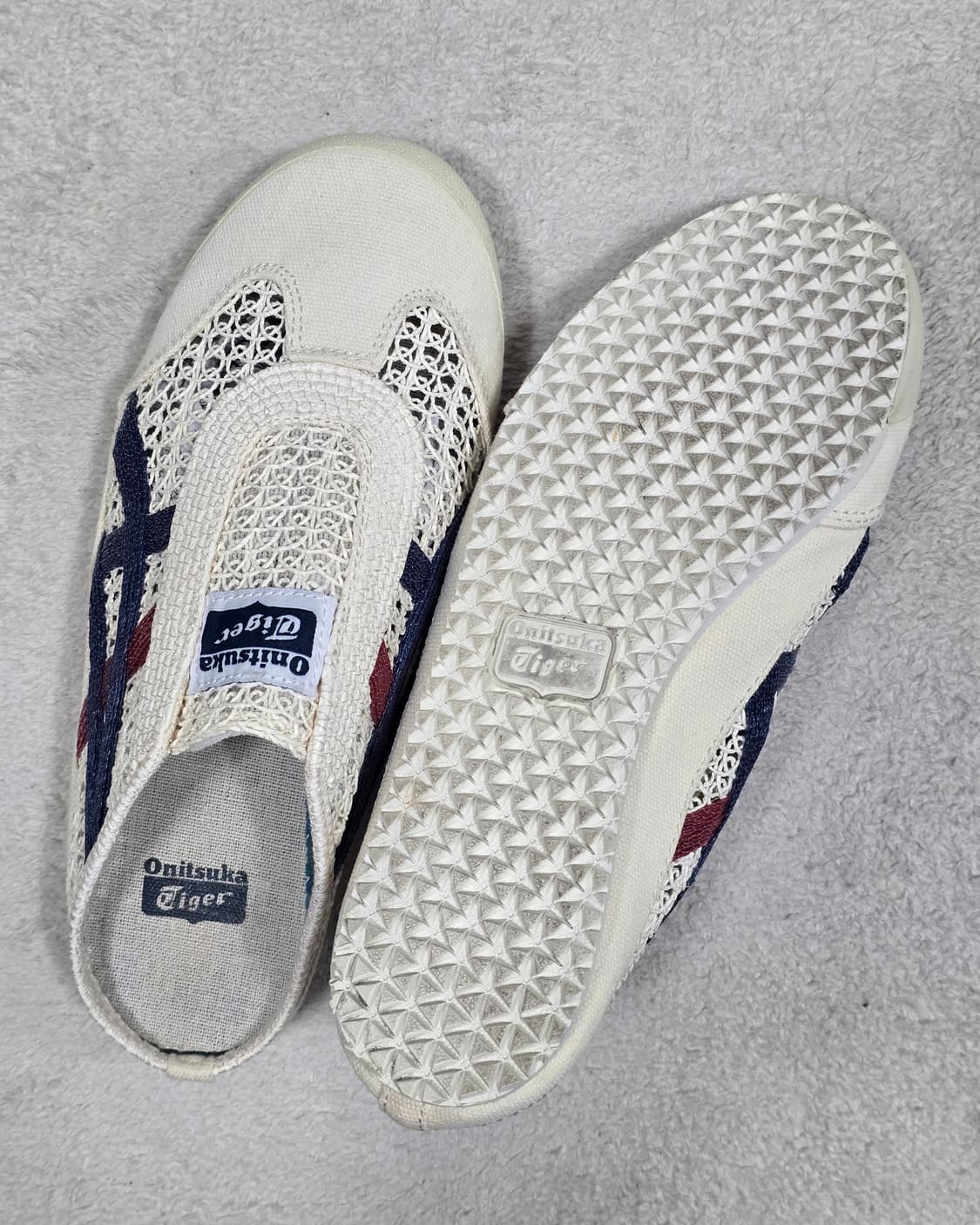 오니츠카타이거 멕시코 66 사보 마코블루 뮬 슬립온 240 상품이미지5