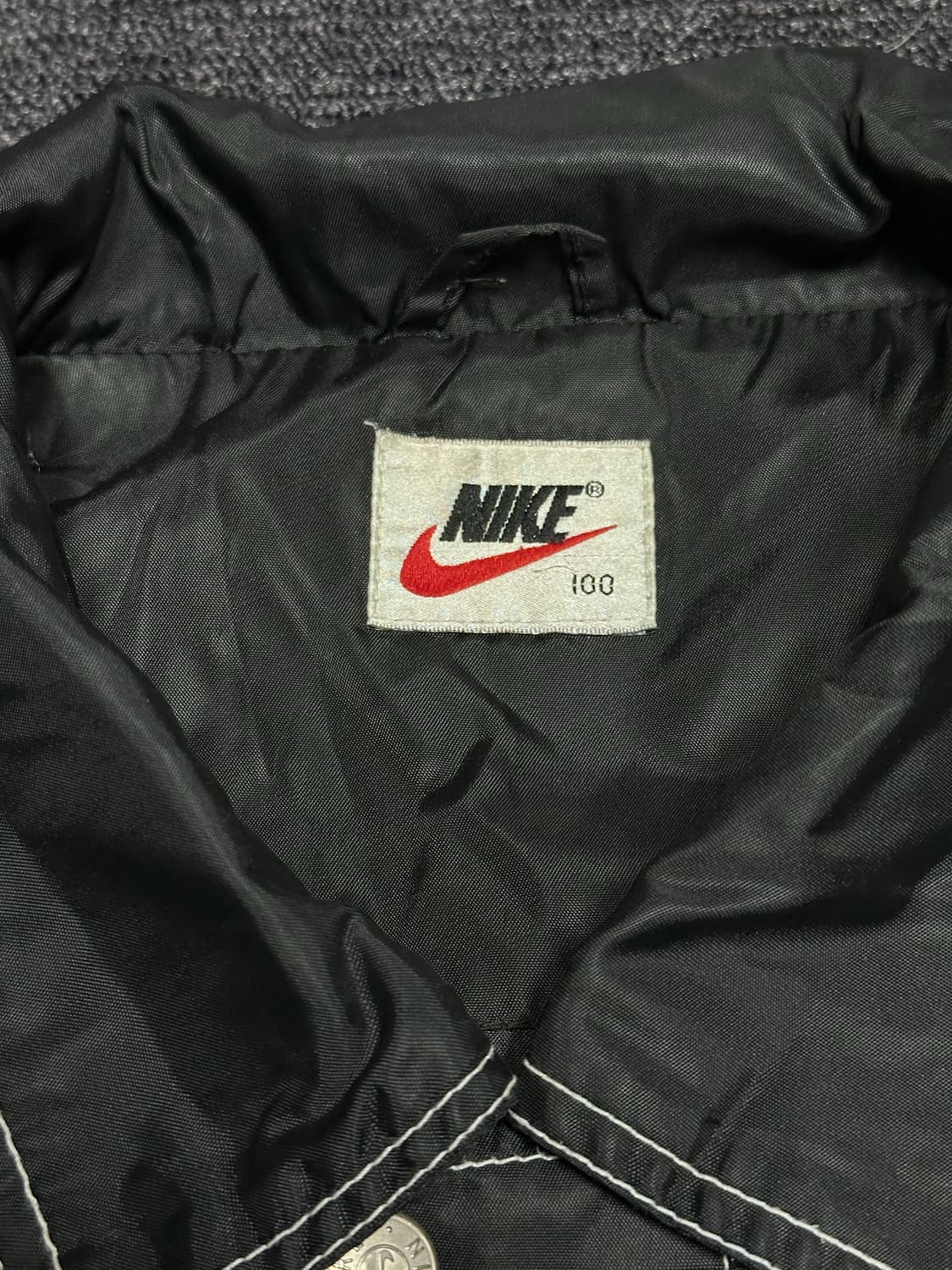 90s nike og 빅로고 스우시 스티치 나일론자켓 상품이미지7