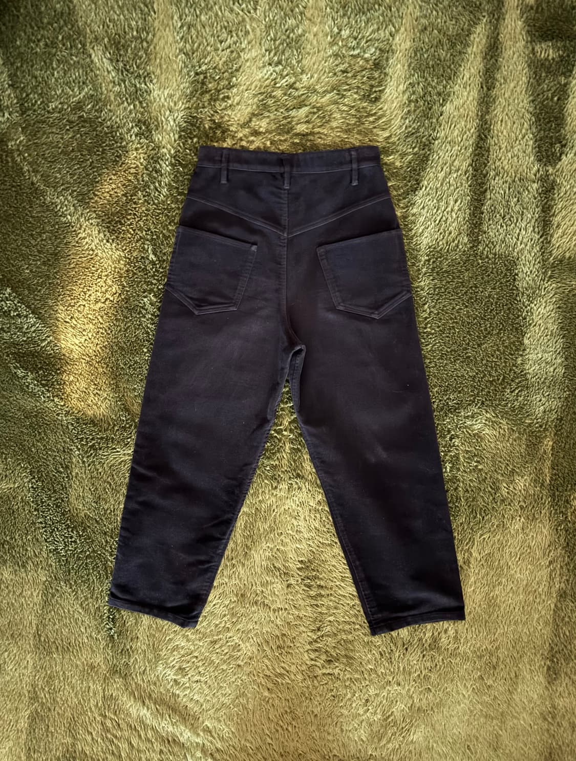 [EU 36] Isabel Marant 이자벨마랑 텍스쳐드 팬츠 블랙 상품이미지7