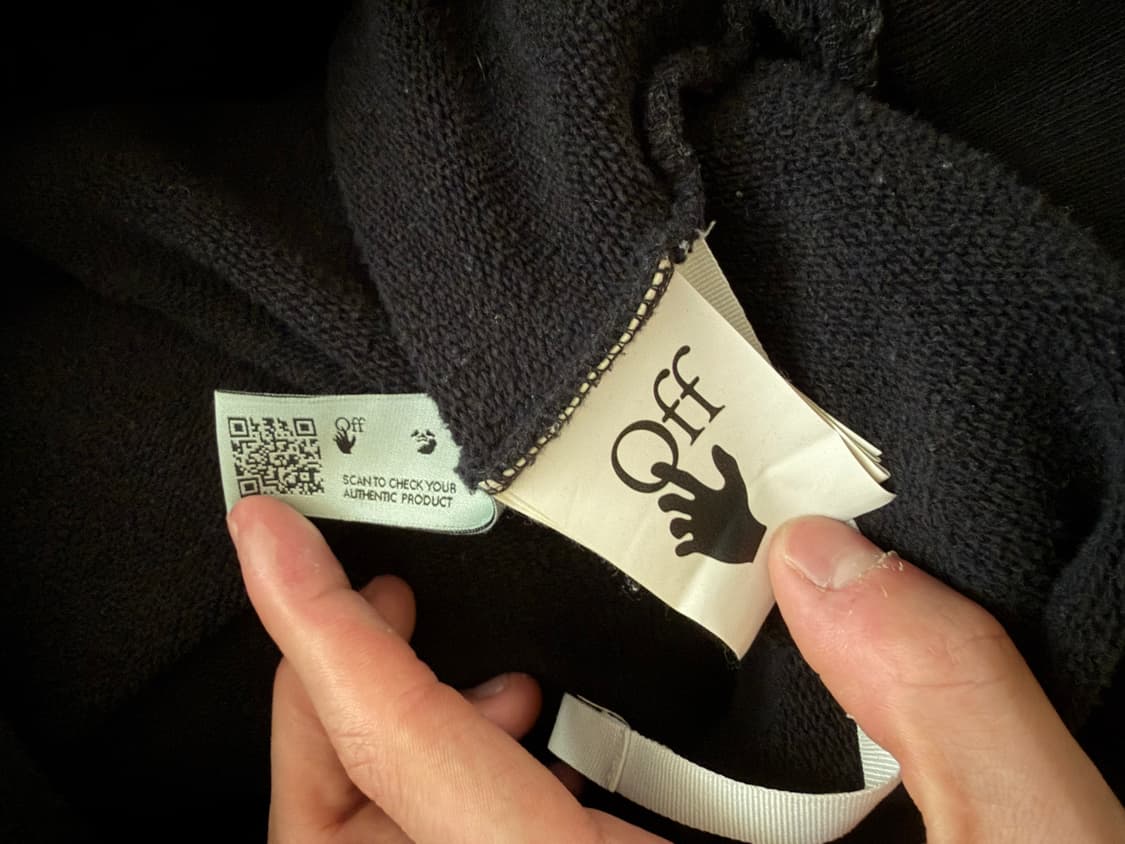 Off white후드티 xl 판매합니다 상품이미지3