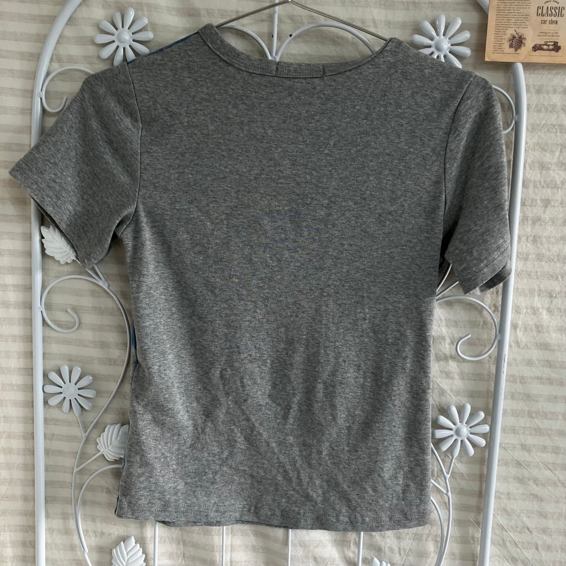 빈티지 그레이 스카이 쉐도우 반팔 920 y2k 스트릿 모리 갸루 일본빈 상품이미지2