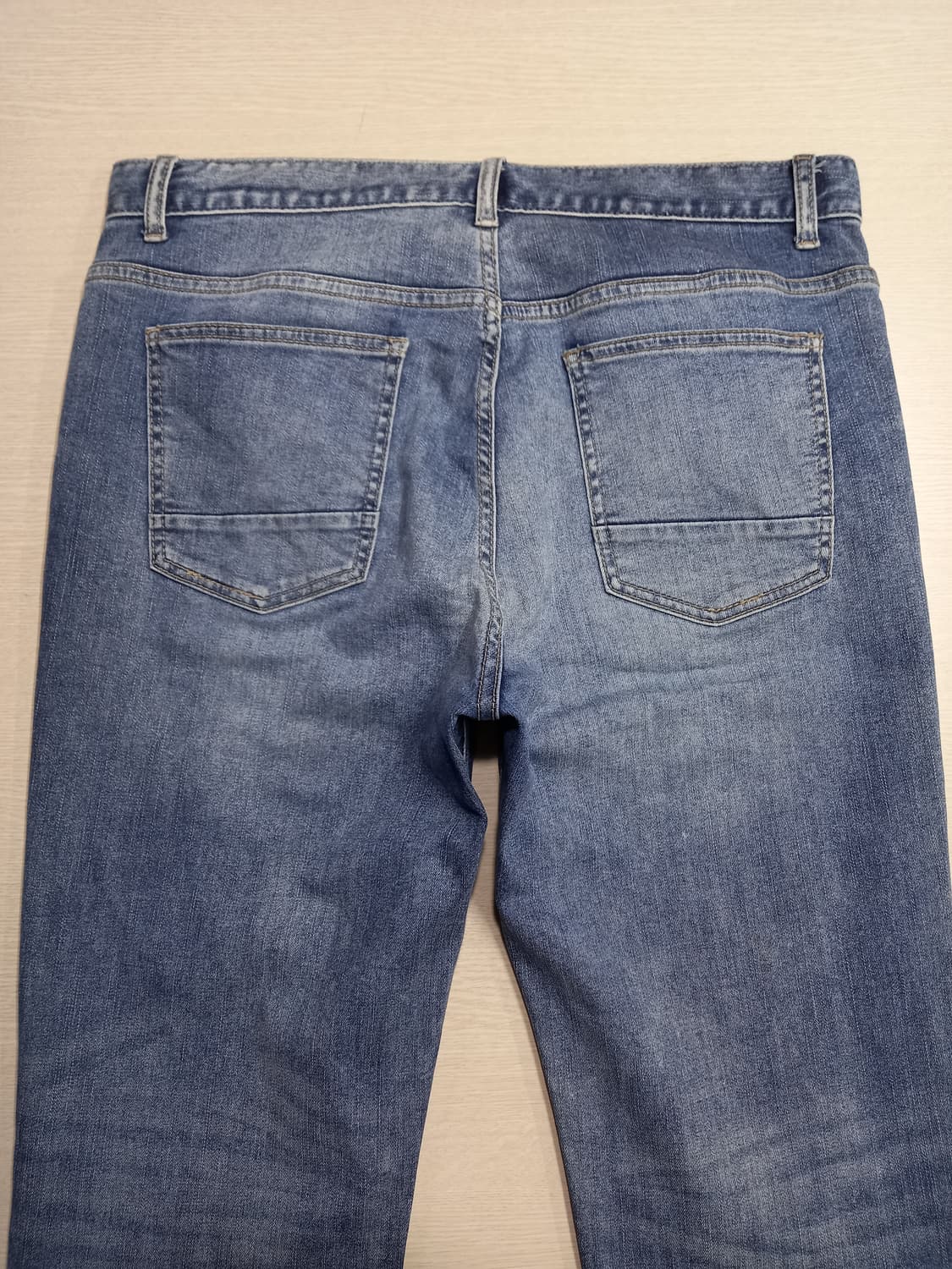 34 POLHAM 워싱 스판 슬림일자진 34-586 상품이미지4