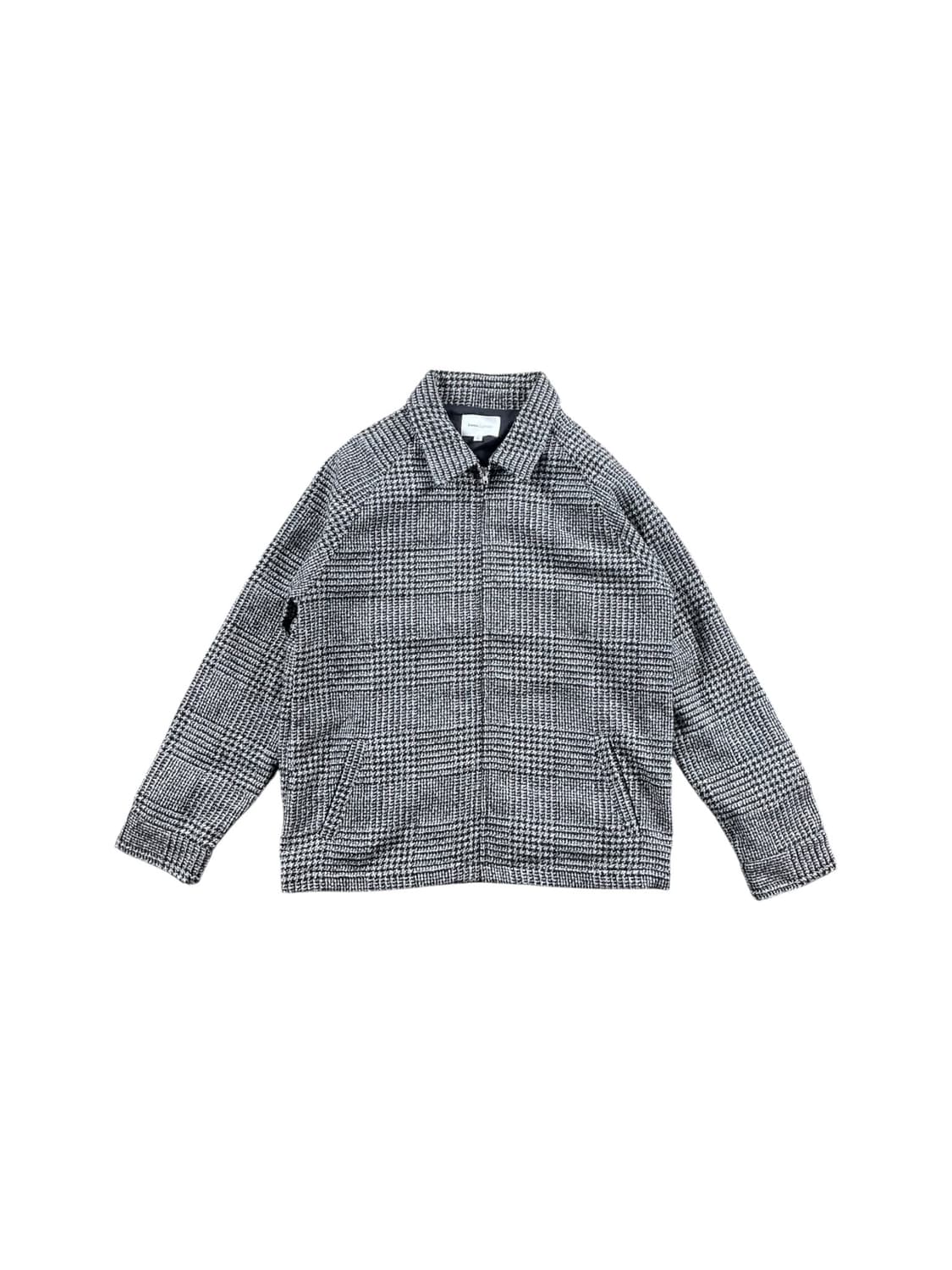 Vintage 하운드투스 패턴 울 혼방 자켓  상품이미지1