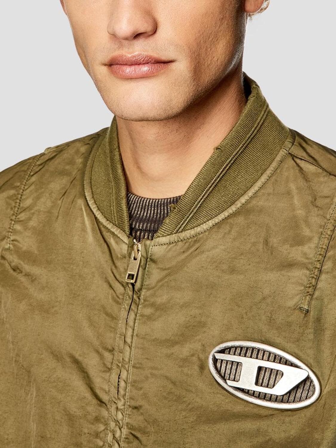 디젤 봄버 블루종 ma-1 카키 50사이즈 상품이미지3