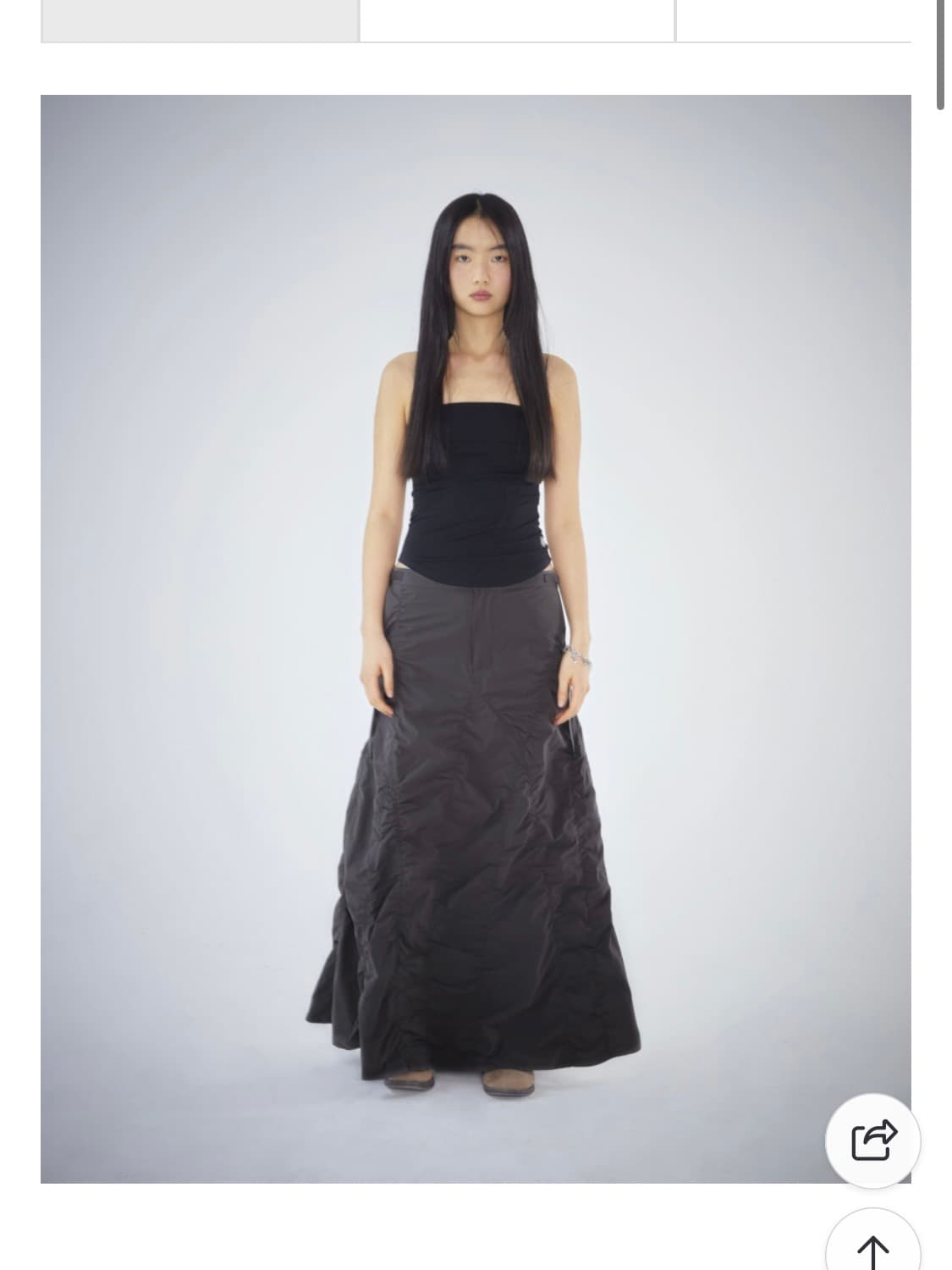 코이세이오 WAVE STITCH TUBE TOP-BLACK 상품이미지3