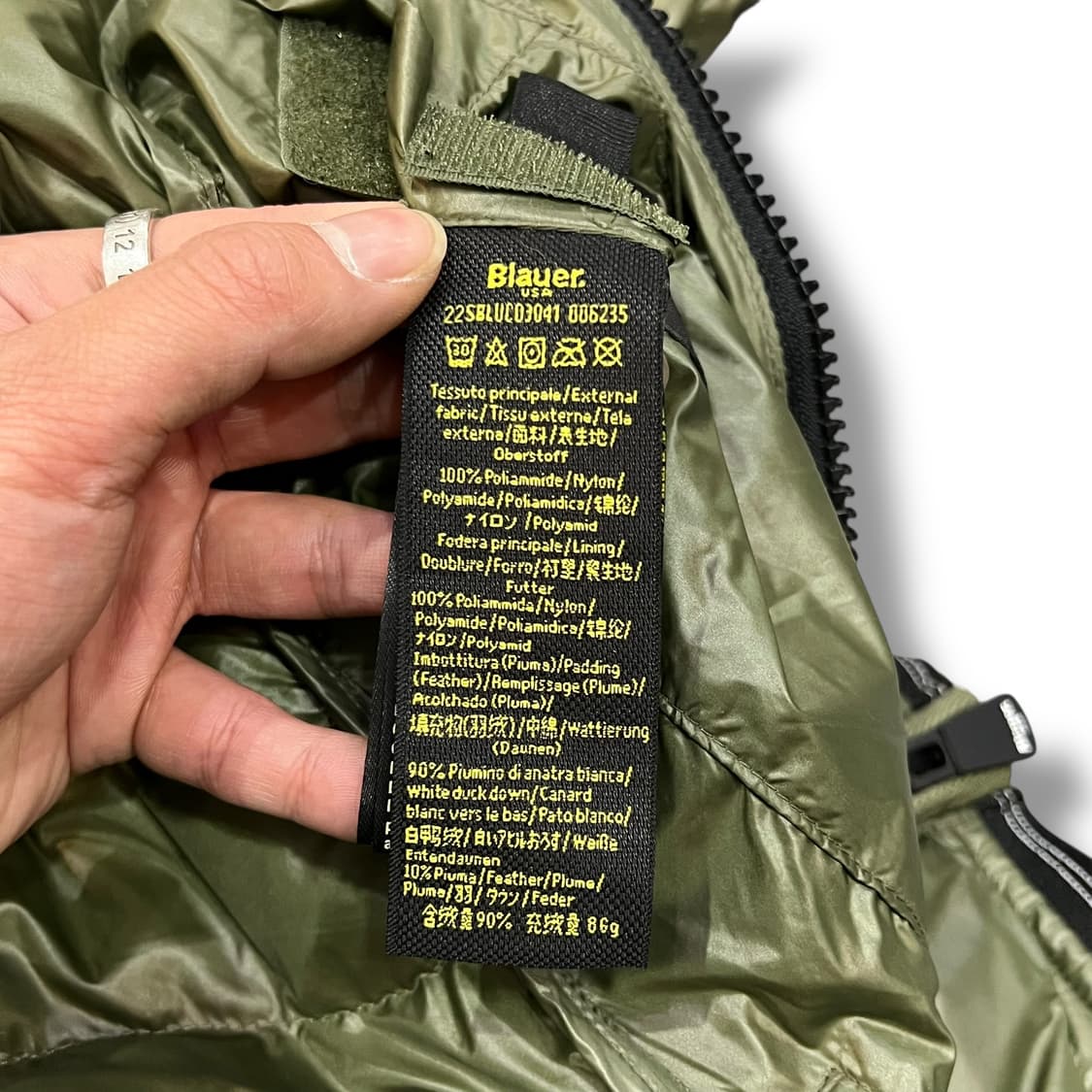  블라우어 경량 패디드 자켓 y14323 상품이미지8