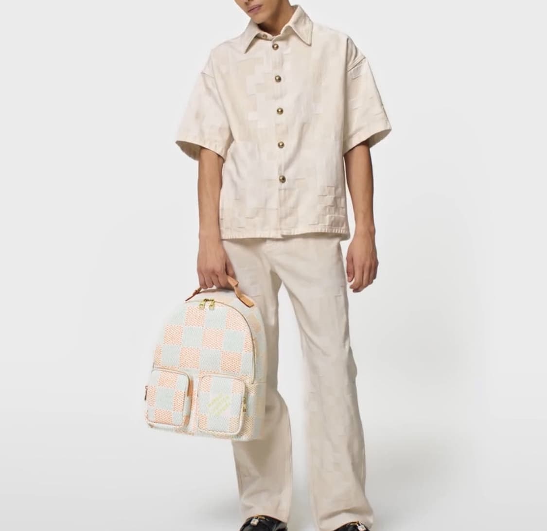 루이비통 다미에 스케이터 모티브 데님팬츠 34 상품이미지2