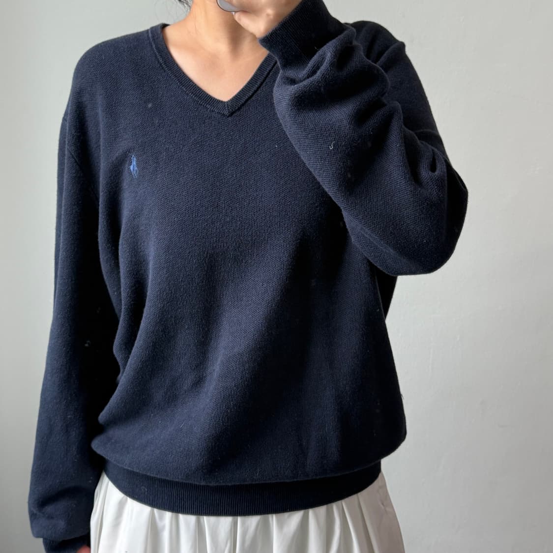 [XXL] 폴로 브이넥 니트 상품이미지2