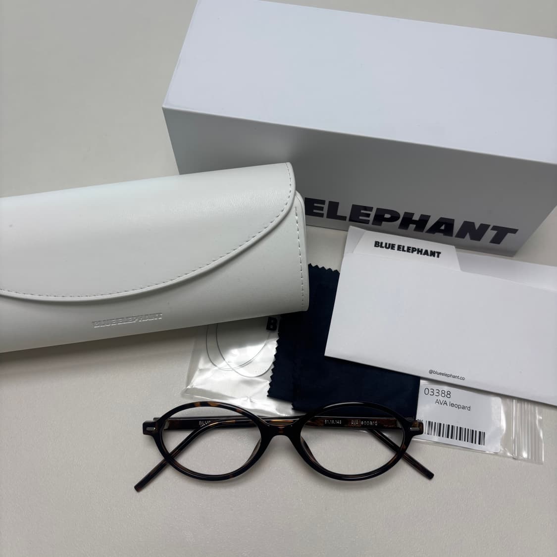 (풀박스) 블루엘리펀트 AVA leopard 안경 상품이미지6