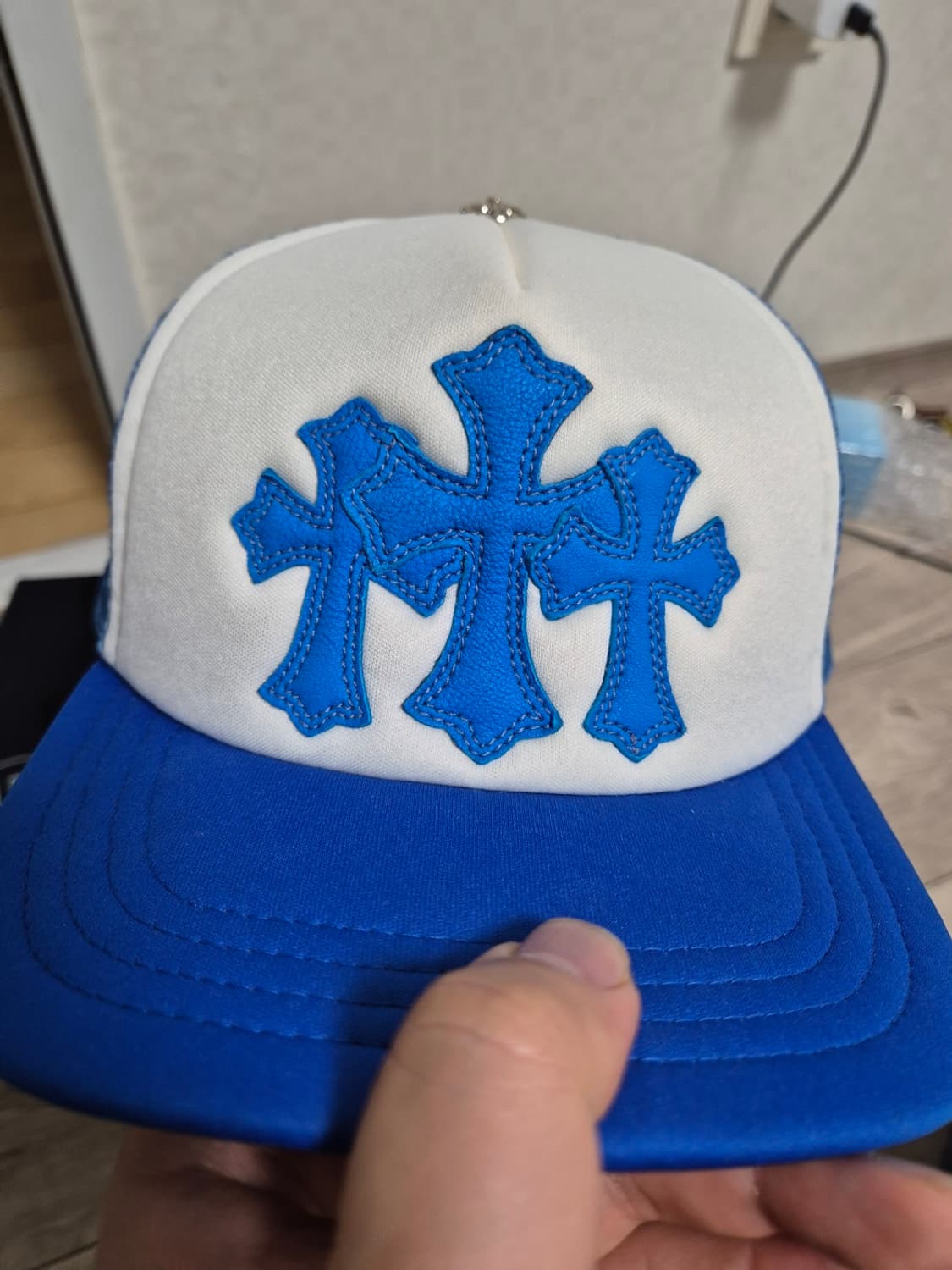 [Os] 크롬하츠 세메터리 메쉬캡 모자 블루  상품이미지1