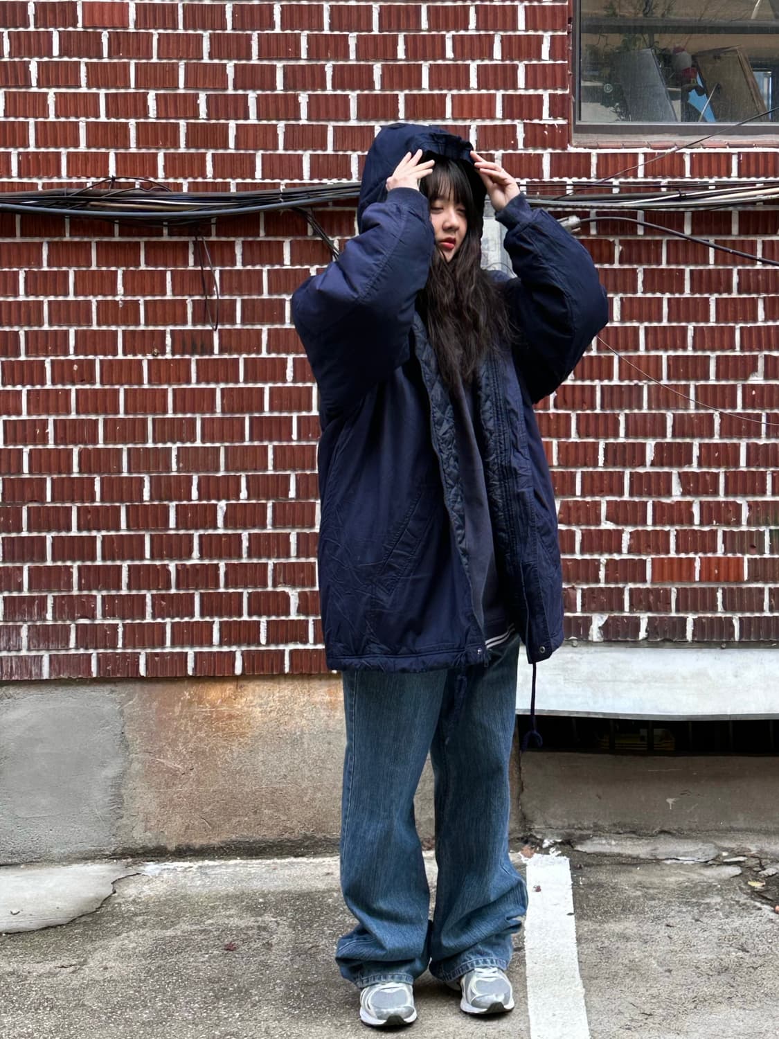 나이키 돕바 메탈리카 후드 나이키 웜업 리바이스 오렌지탭 팬츠 상품이미지2