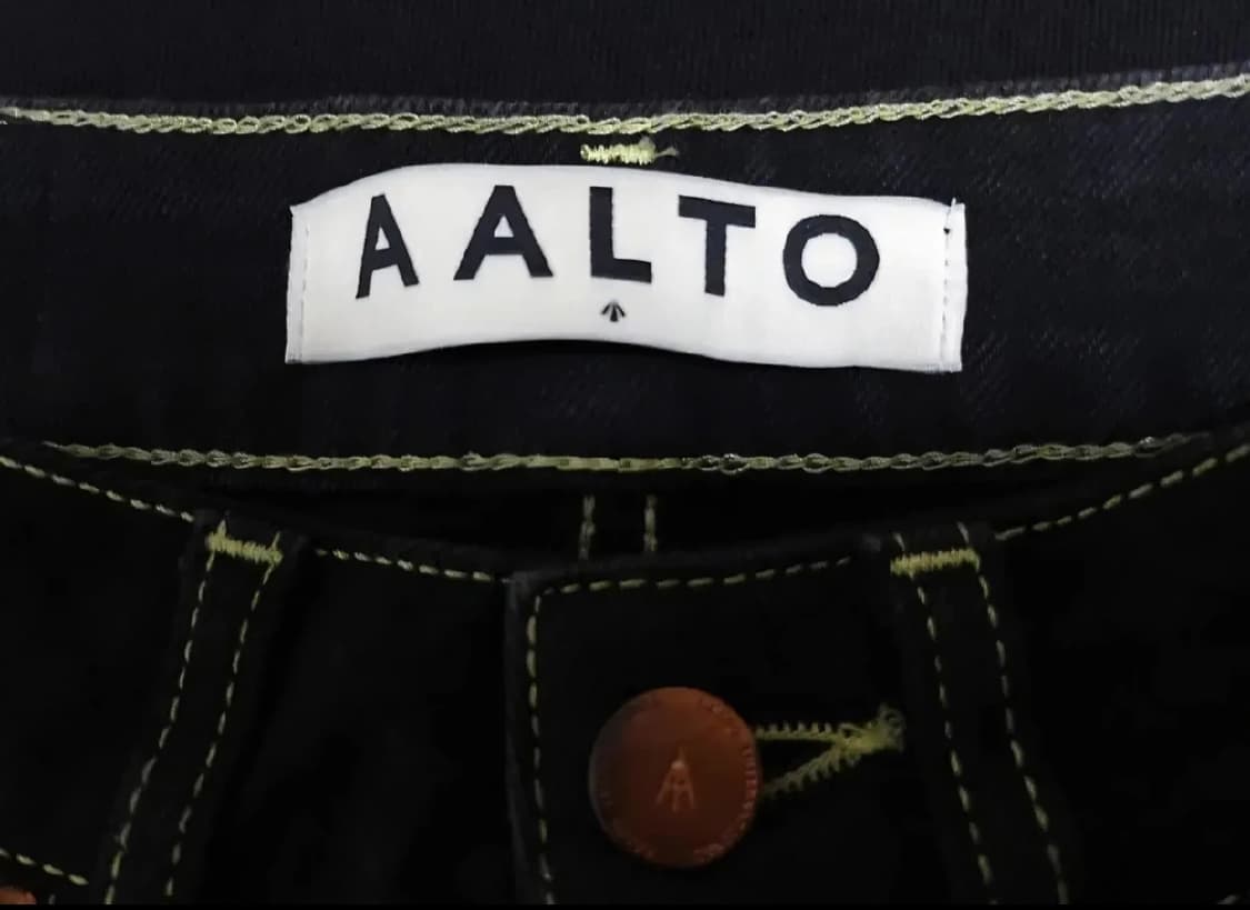 (매장판) ALLTO 알토 진청 플리츠 디자인 데님 팬츠 27 상품이미지9