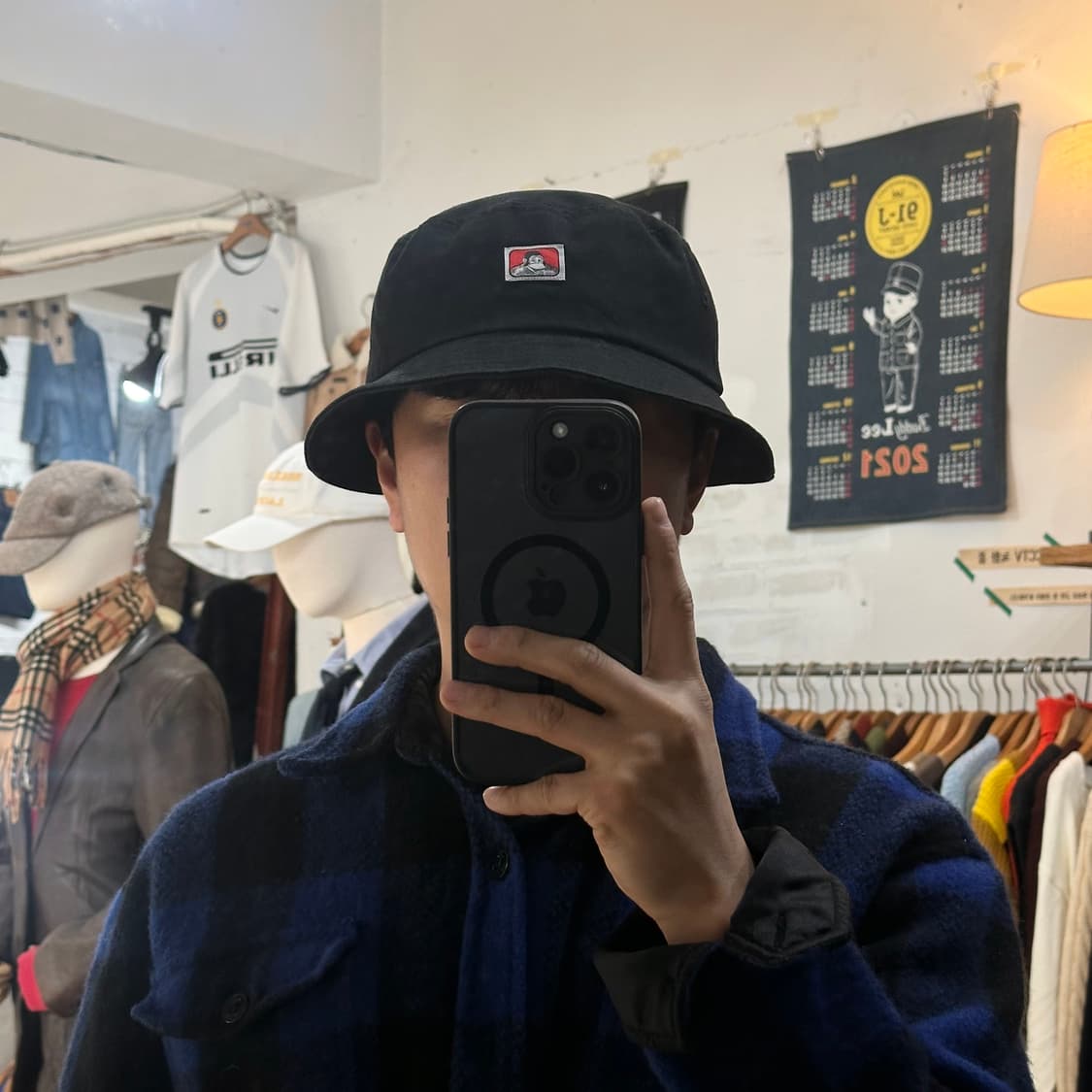 (착용컷) BEN DAVIS 코튼 버킷햇 (57~59cm) 상품이미지2