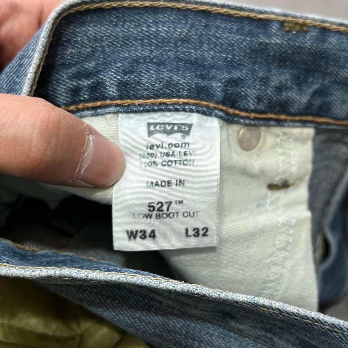  리바이스 527 데님 팬츠 y15095 상품이미지7