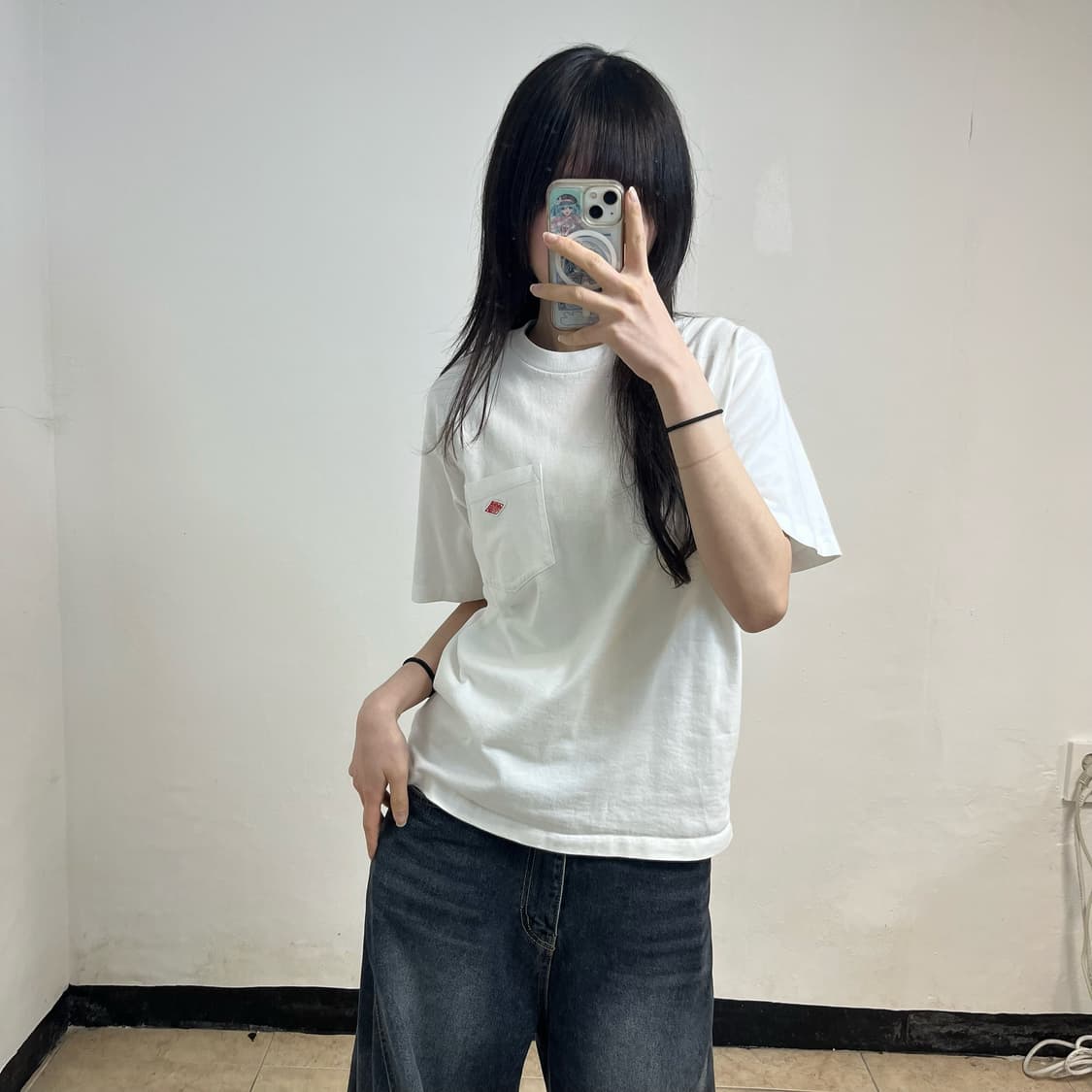 Danton pocket white t-shirt 상품이미지1