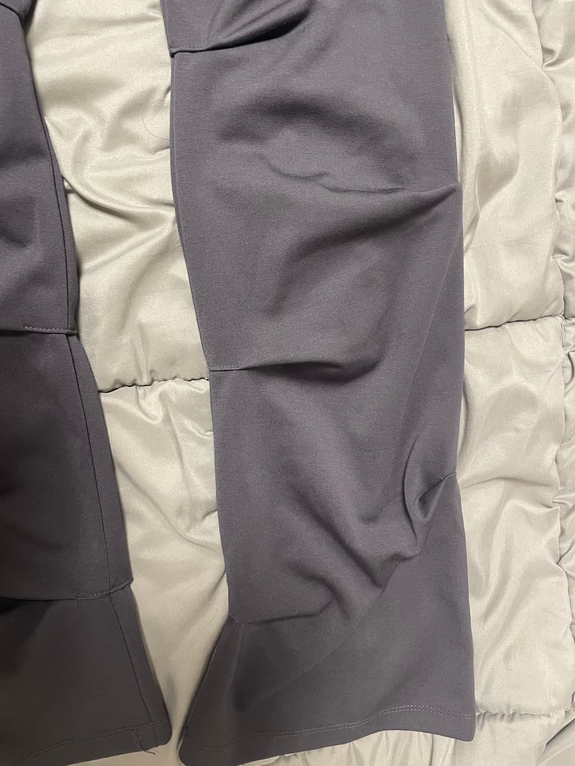 오호스 랩 오버 턱 팬츠 차콜 판매 상품이미지6