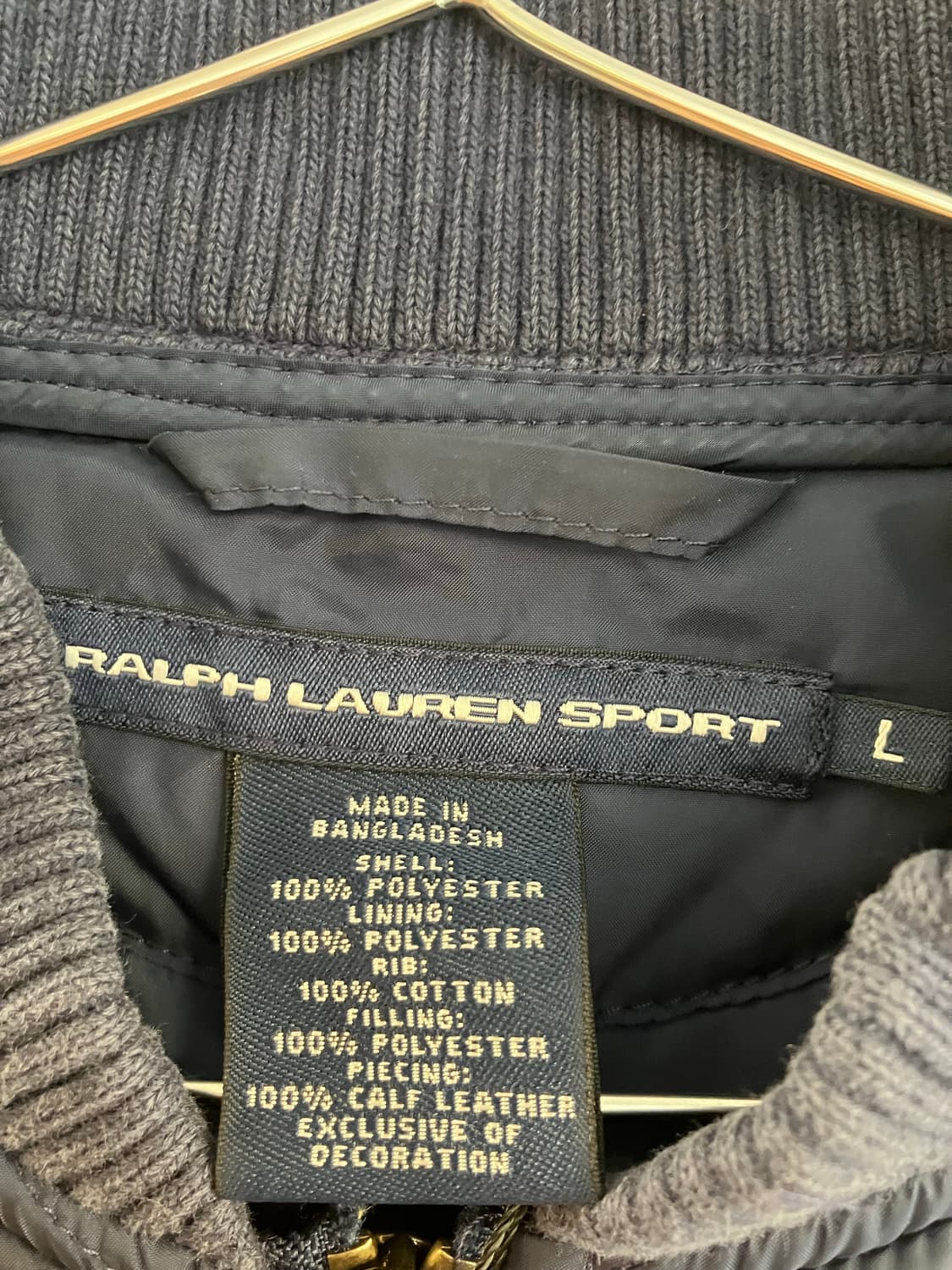 랄프로렌 퀼팅 자켓 네이비 L 상품이미지4