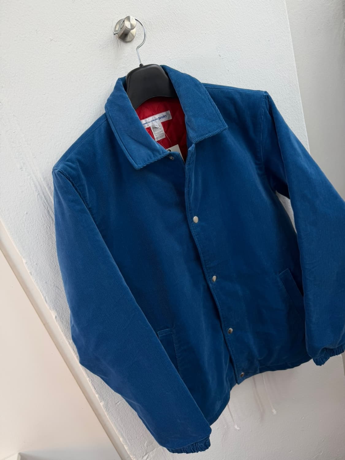 꼼데가르송 셔츠 SHIRT 코듀로이 코치 자켓  상품이미지4