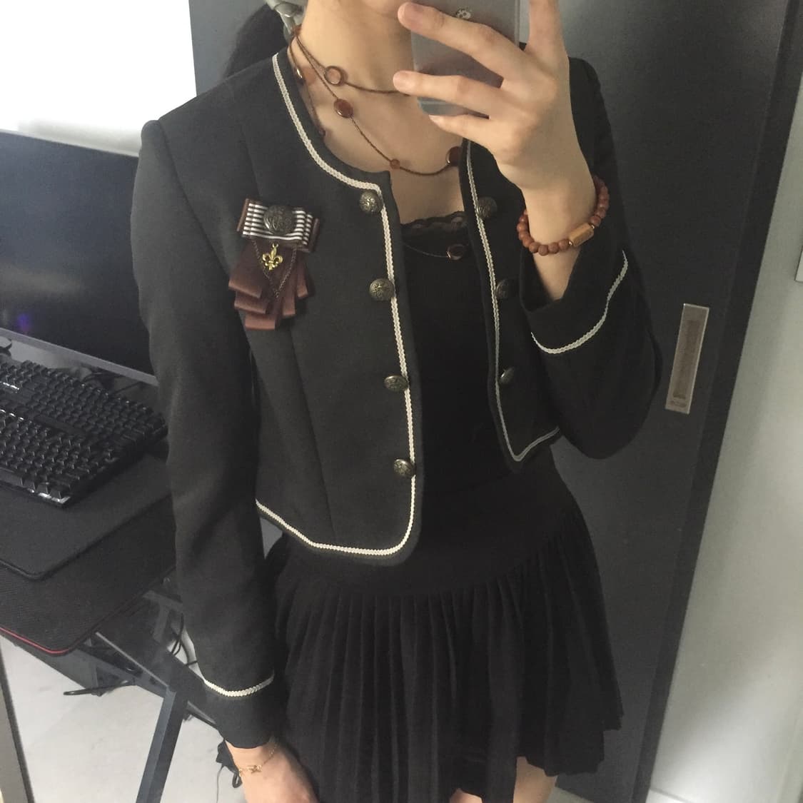 히메갸루 러블리 트위드 자켓 상품이미지3