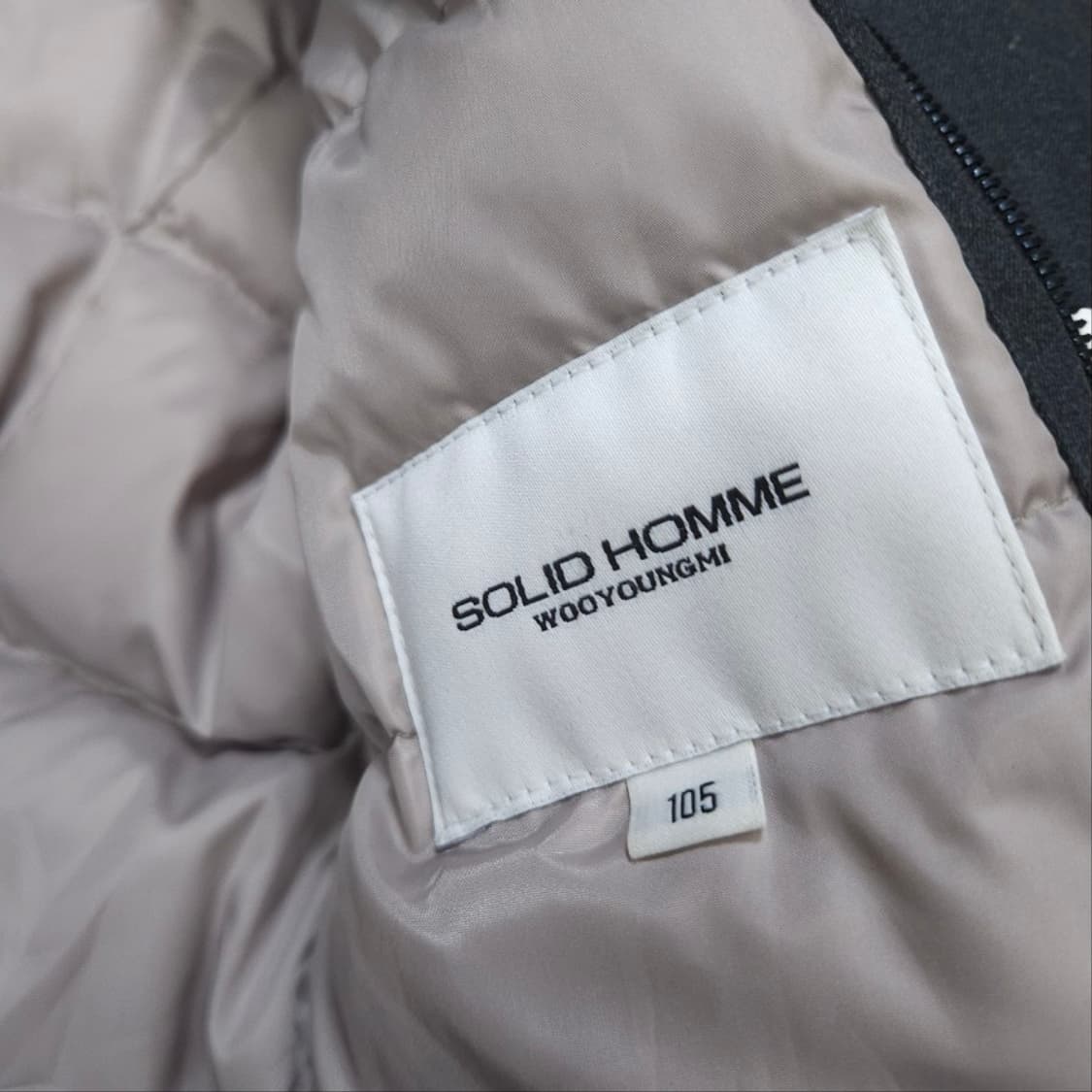 솔리드옴므 구스 다운 패딩 코트 105 상품이미지9