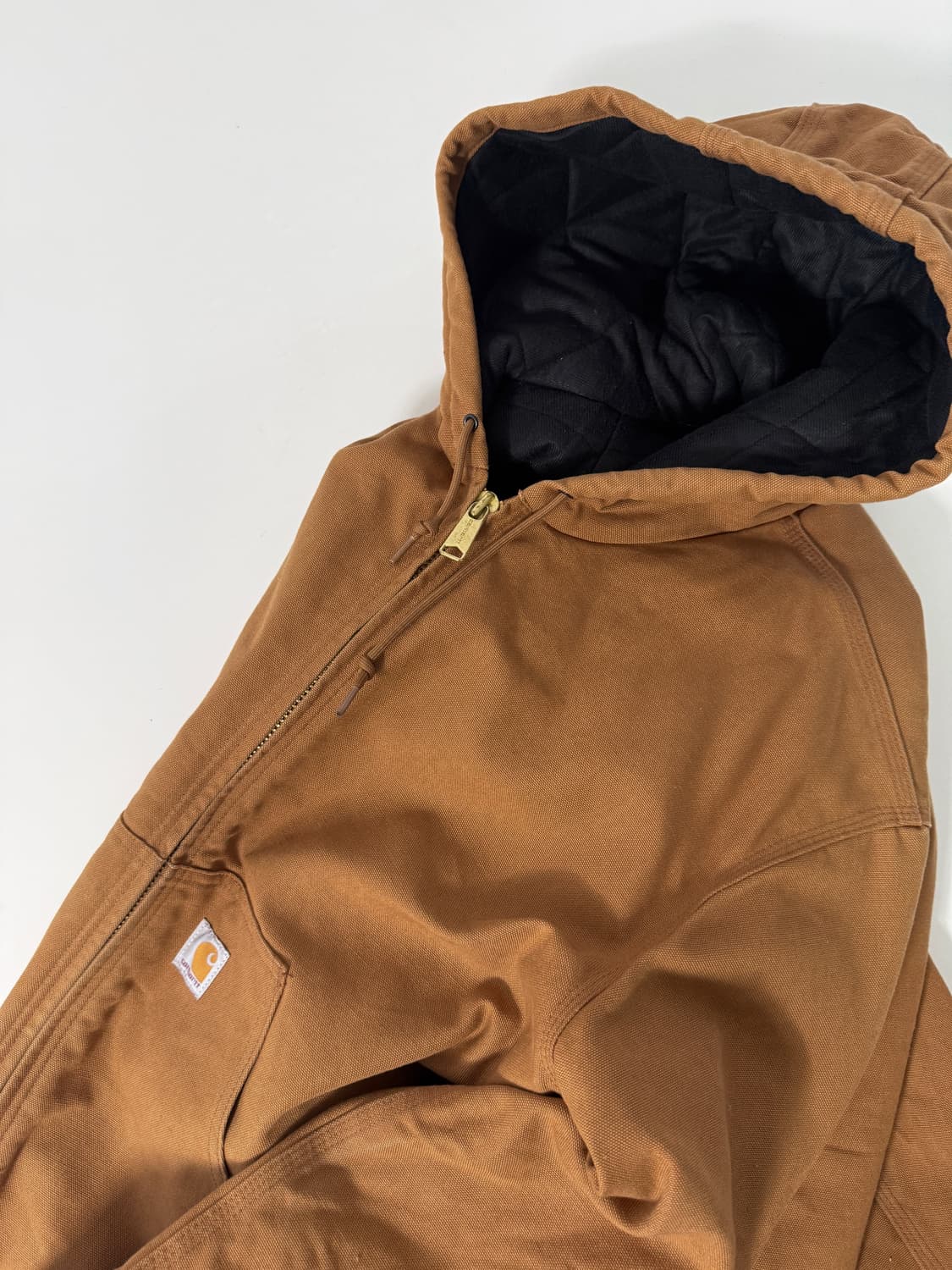 칼하트 오버핏 J140 브라운 액티브 자켓 상품이미지4