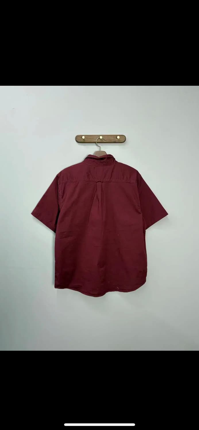 칼하트 버건디 레귤러핏 셔츠 H1235 상품이미지4