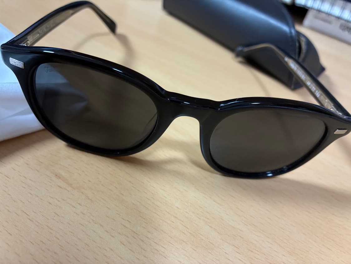 페이크미 해리 블랙 뿔테 선글라스 상품이미지1