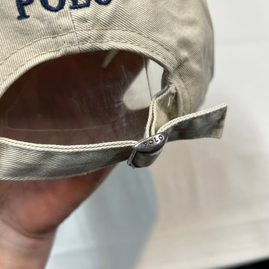 Free) 폴로 랄프로렌 베이지 볼캡 모자 상품이미지5