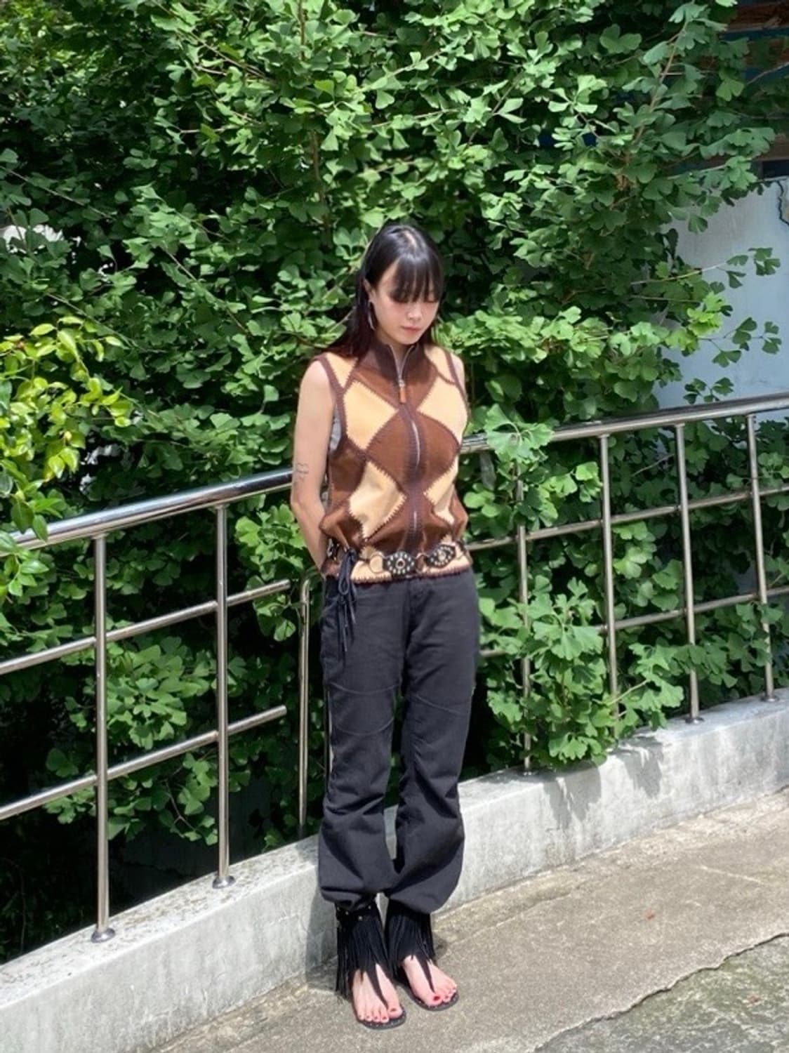 [L] Vintage Nini Lack 일본 빈티지 에스닉 베스트 상품이미지1