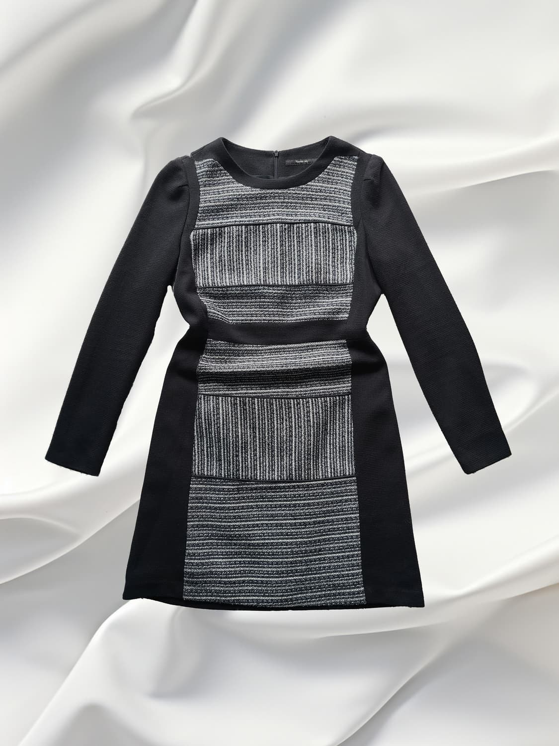 KENNETH LADY 케네스레이디 블랙 믹스 패널 원피스 상품이미지1