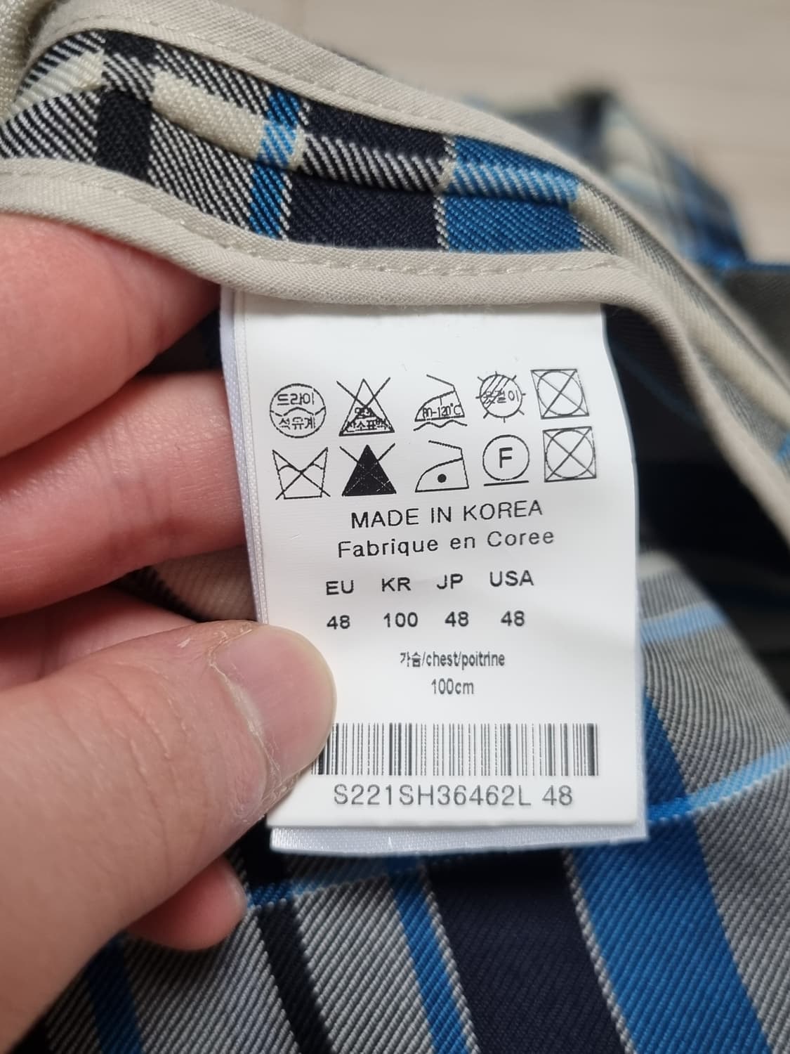 솔리드옴므 체크셔츠 자켓 상품이미지4