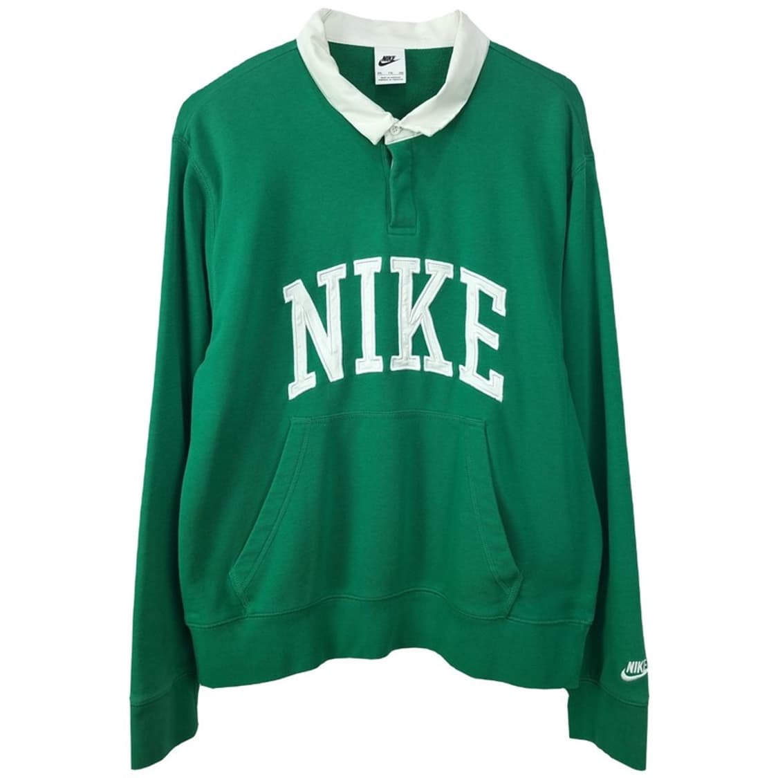 [나이키] 빅로고 카라 맨투맨 그린 M20001 상품이미지2