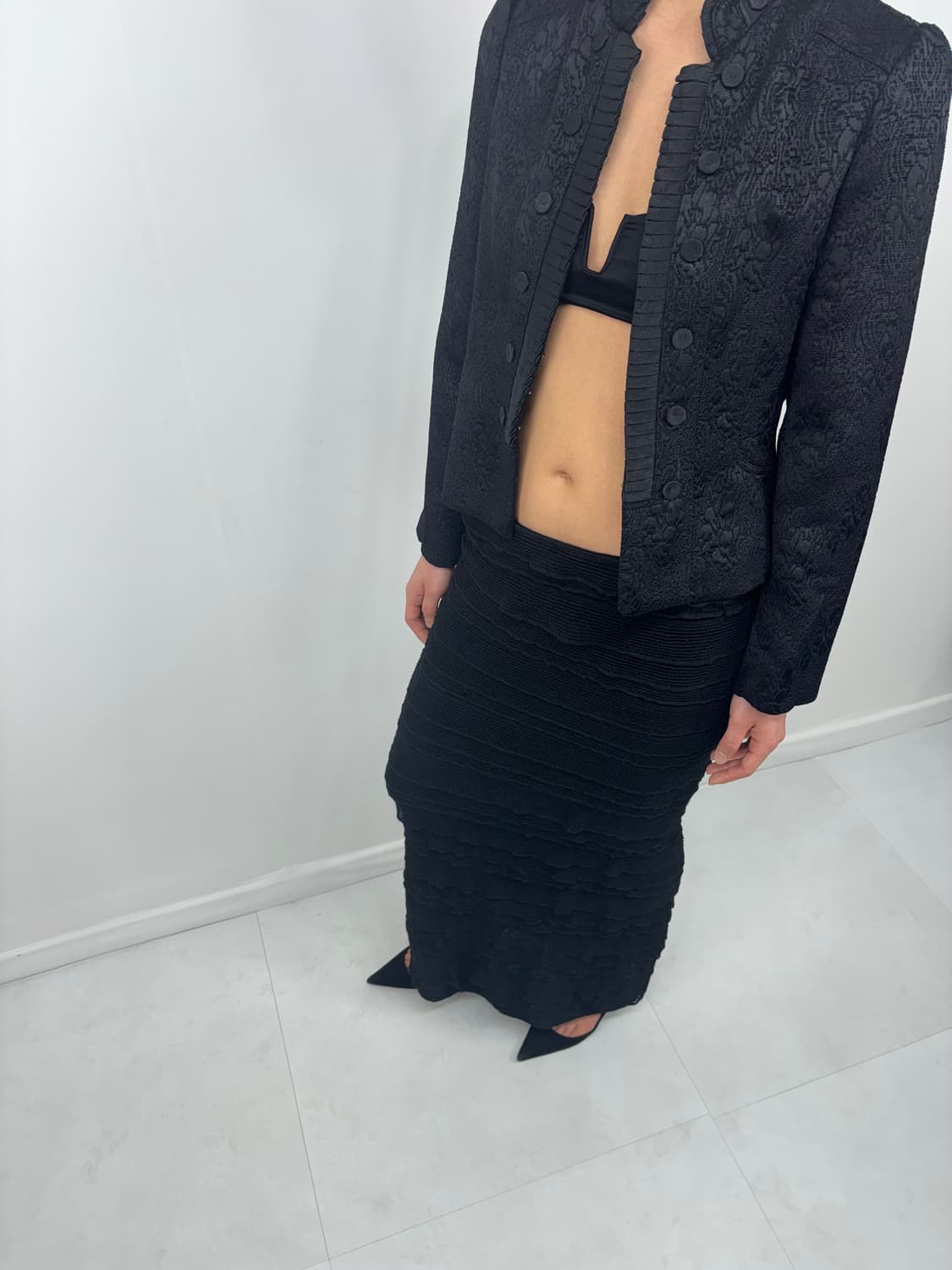 CROPPED JACQUARD JACKET 상품이미지5