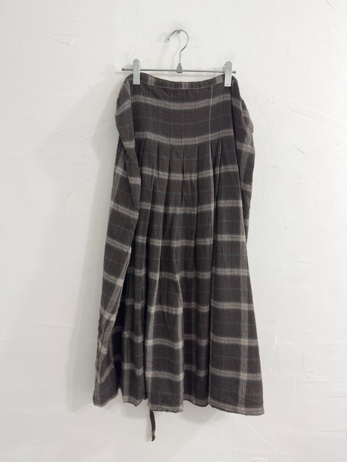 studio clip check strap skirt 상품이미지5