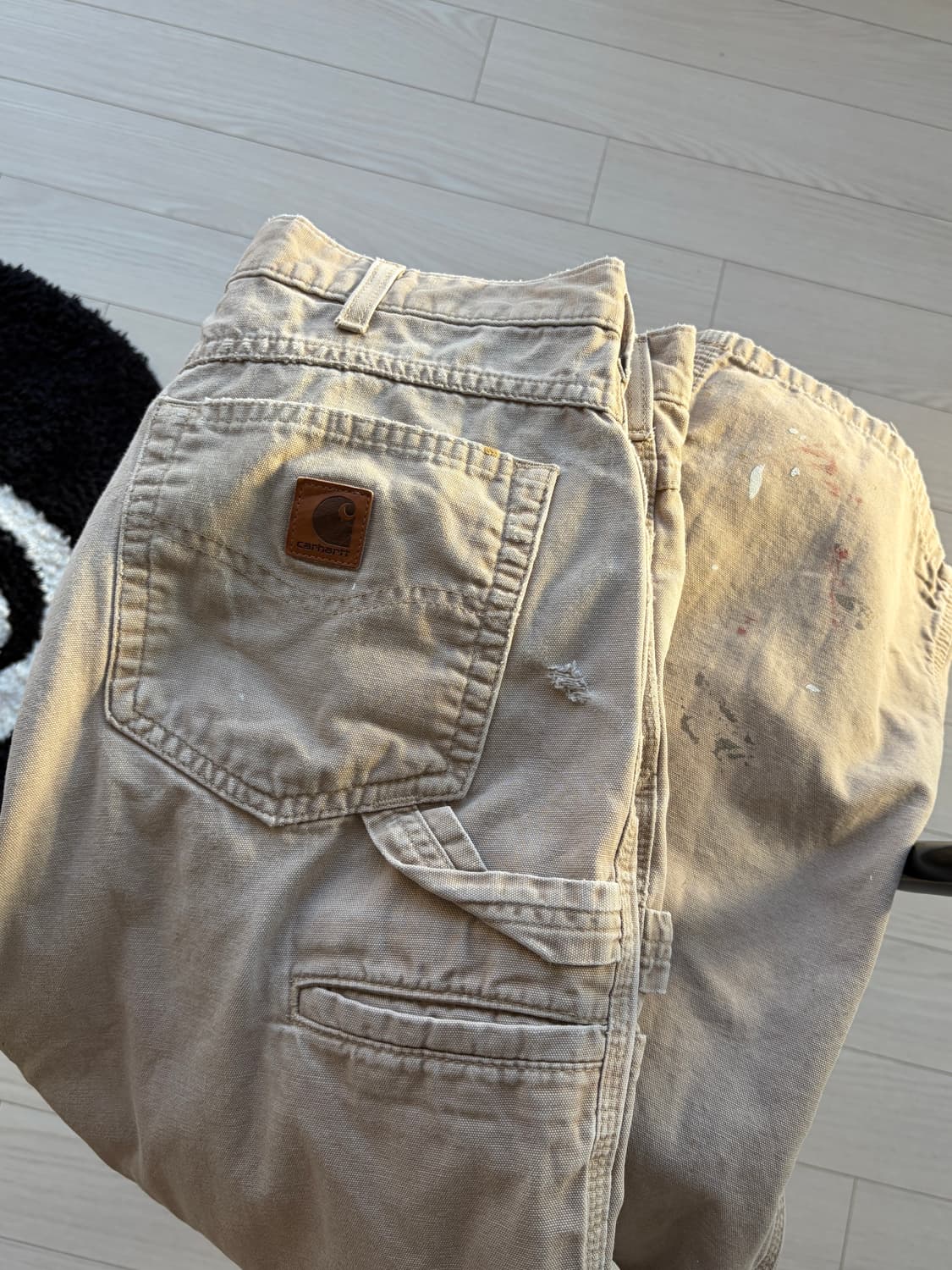 carhartt 칼하트 워크웨어 싱글니 페인팅 베이지 32 상품이미지2