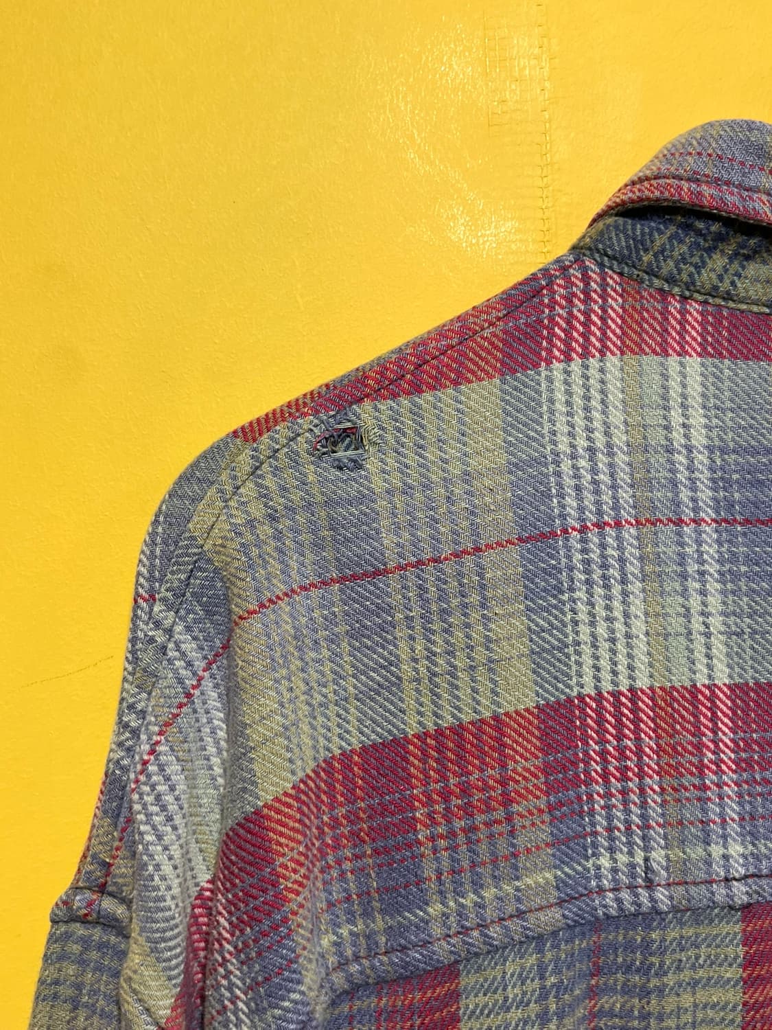 90s [XL] 올드 콜롬비아 빈티지 체크 플란넬 셔츠 상품이미지9