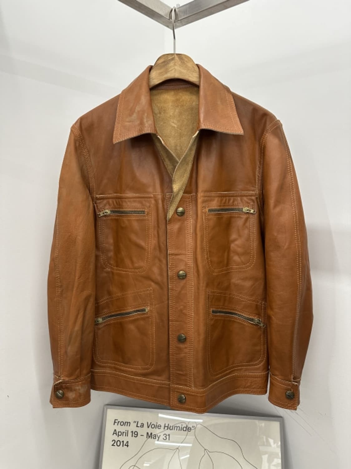 70'S VINTAGE reversible leather jacket 상품이미지1