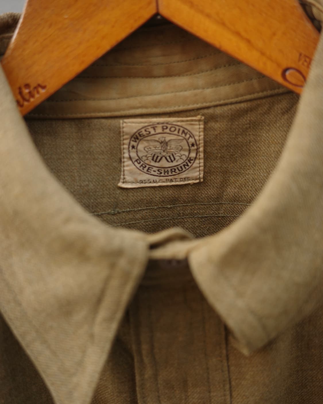 40s 50s USARMY 울 오피서 셔츠 상품이미지3