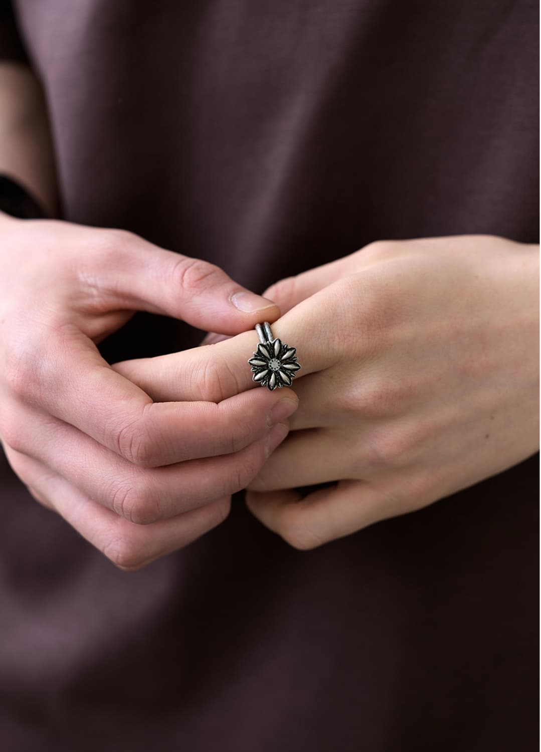 [새상품] 마틴플랜 반지 LOTUS POINT RING S사이즈 상품이미지2