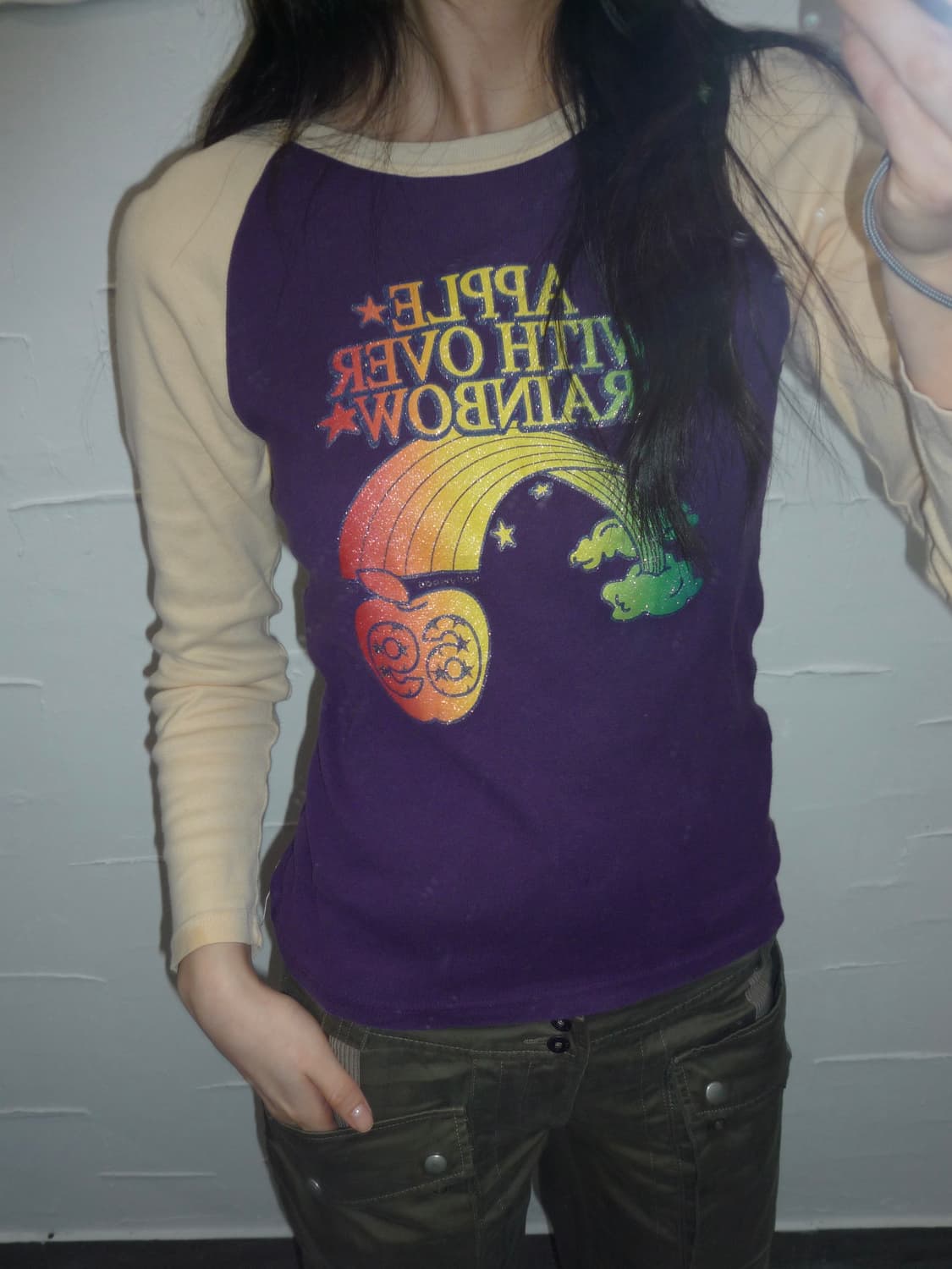 Purple raglan t-shirts 상품이미지1