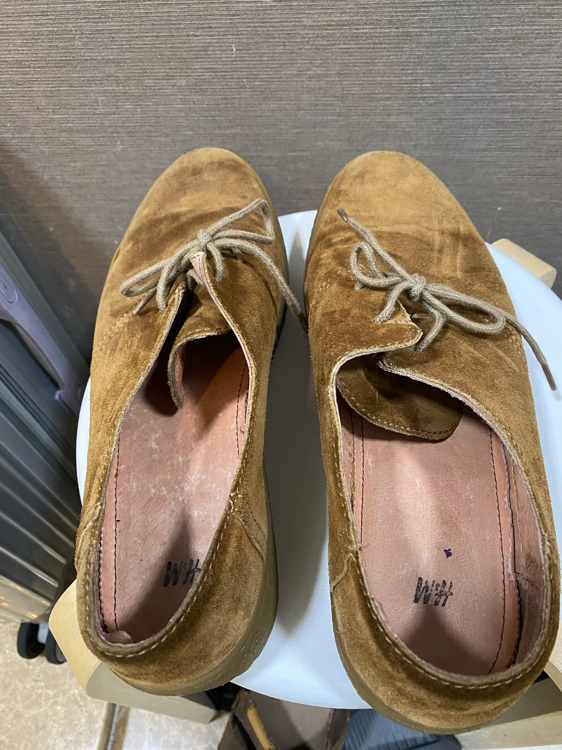 H&M 스웨이드 로퍼 더비 슈즈 구두 280 상품이미지4