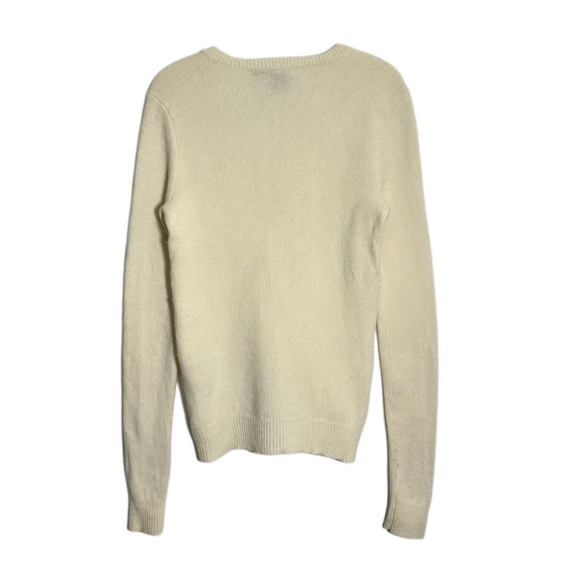 폴로 포니로고 앙고라 메리노울 V넥 니트 상품이미지2