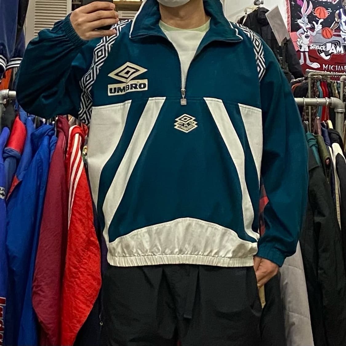 대장급 90s 엄브로 빅로고 아노락 풀오버 상품이미지4