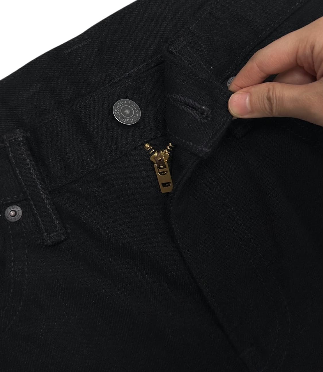 리바이스 511 기모 블랙데님 (32,화이트탭)  상품이미지3