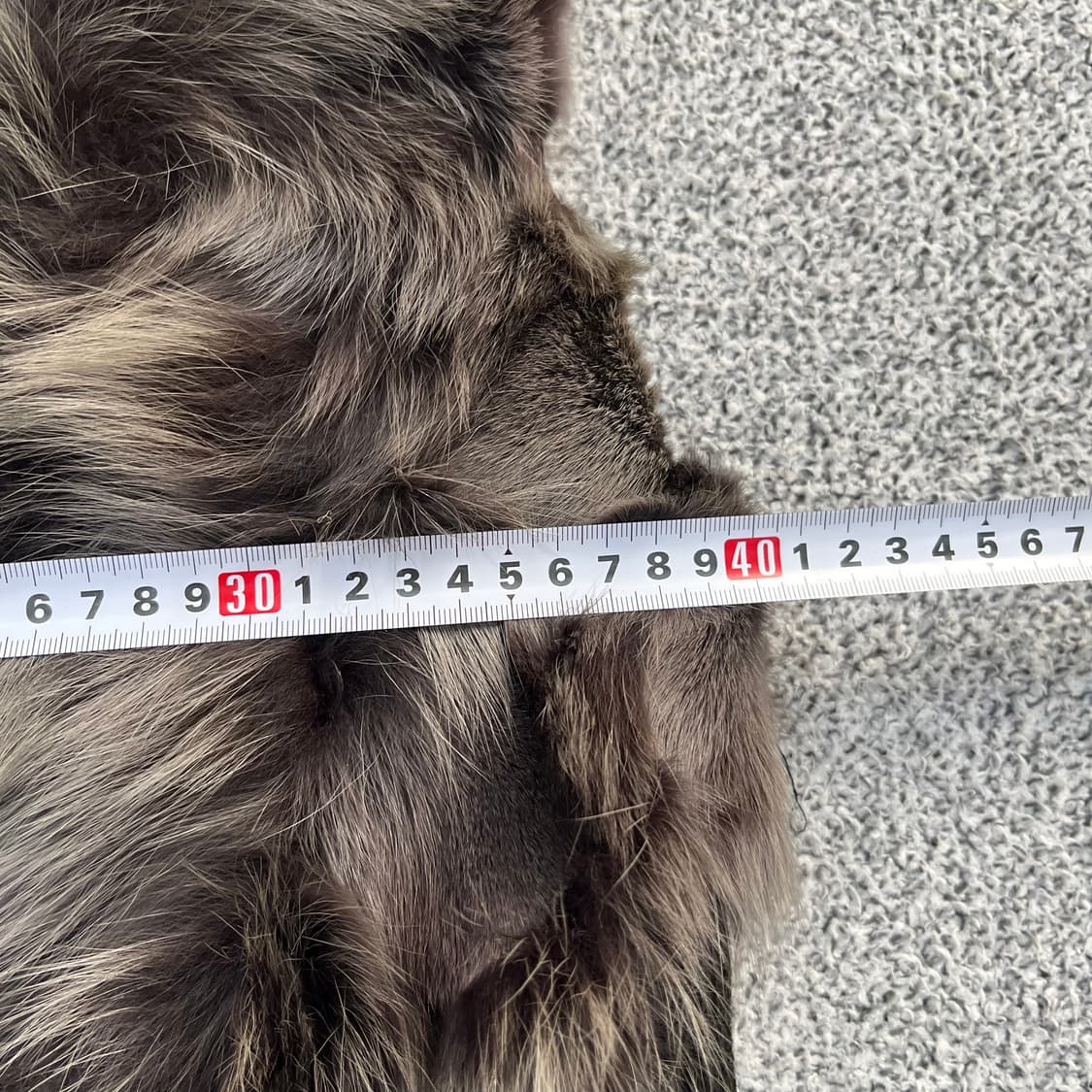 55 지컷 여성 여우털 퍼 조끼 0327M 상품이미지6