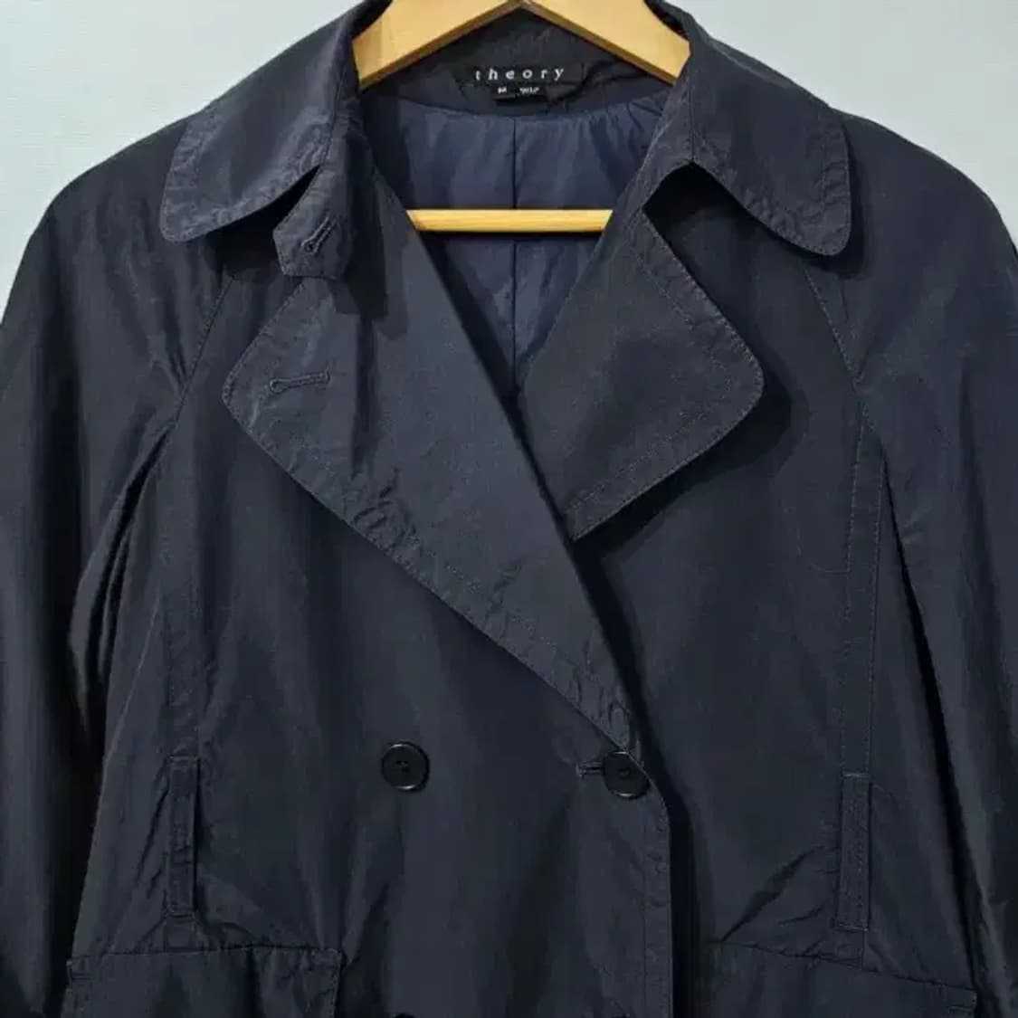 띠어리 네이비 트렌치코트~55 상품이미지1