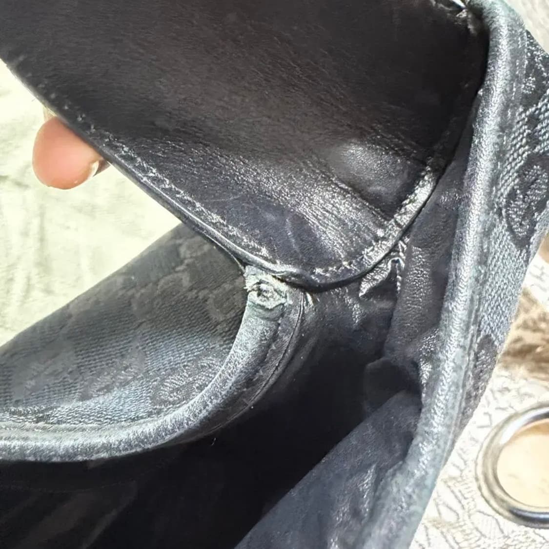 구찌 캔버스 재키백 블랙 상품이미지9