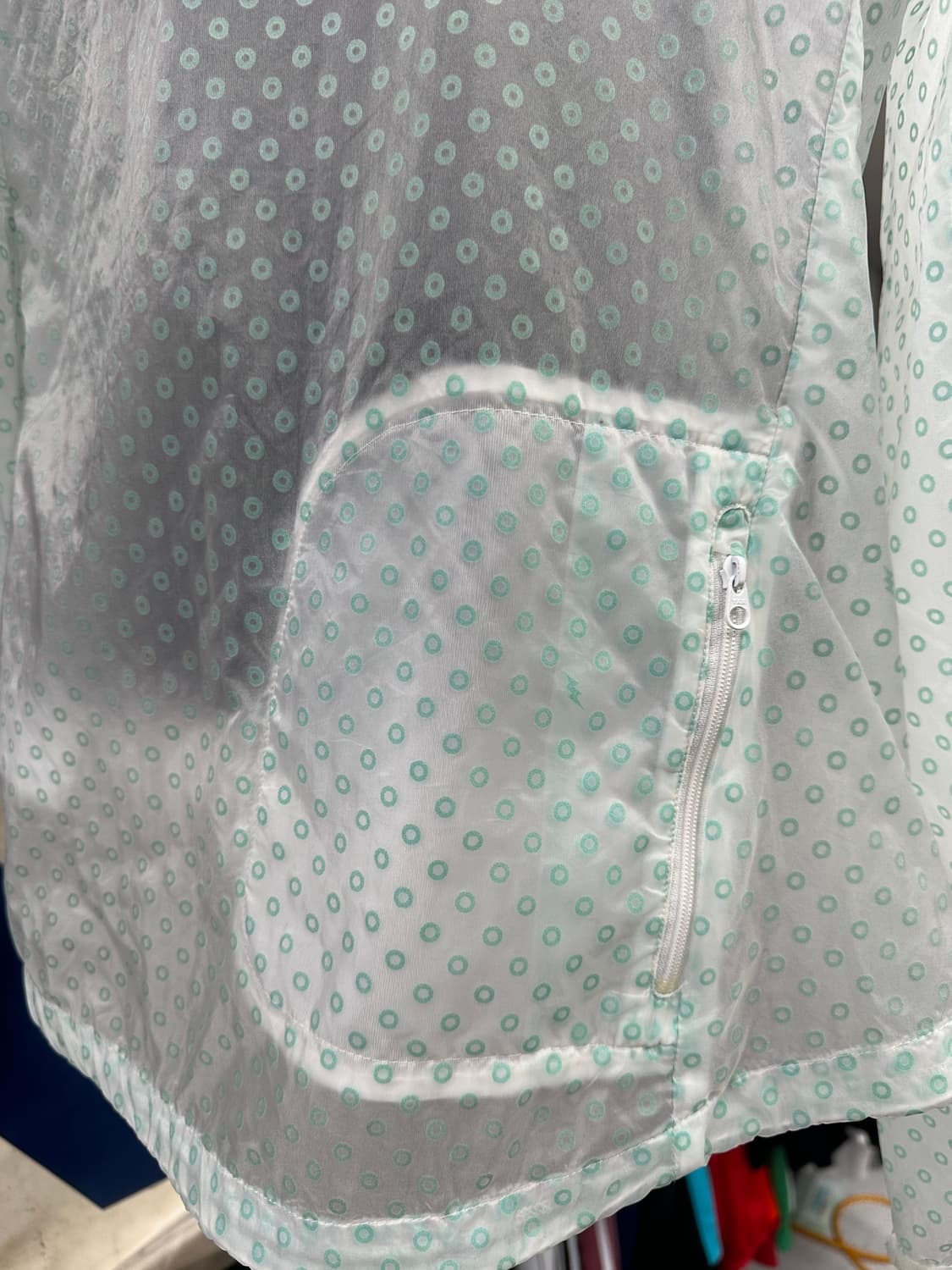 80 nike 도트 바람막이 자켓 윈드브레이커 상품이미지3