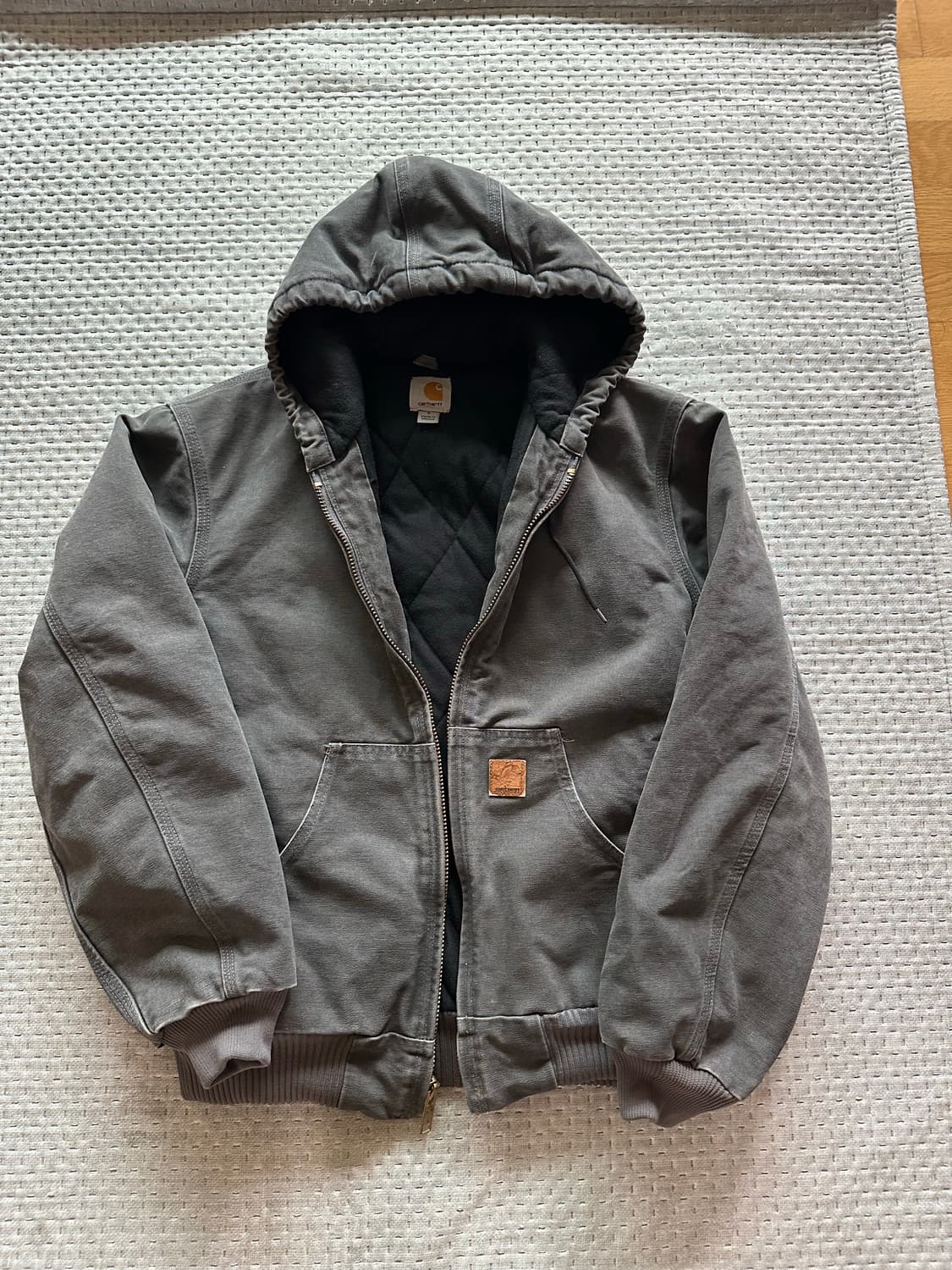 [S] 칼하트 j130 샌드스톤 덕 액티브 자켓 GVL 상품이미지2