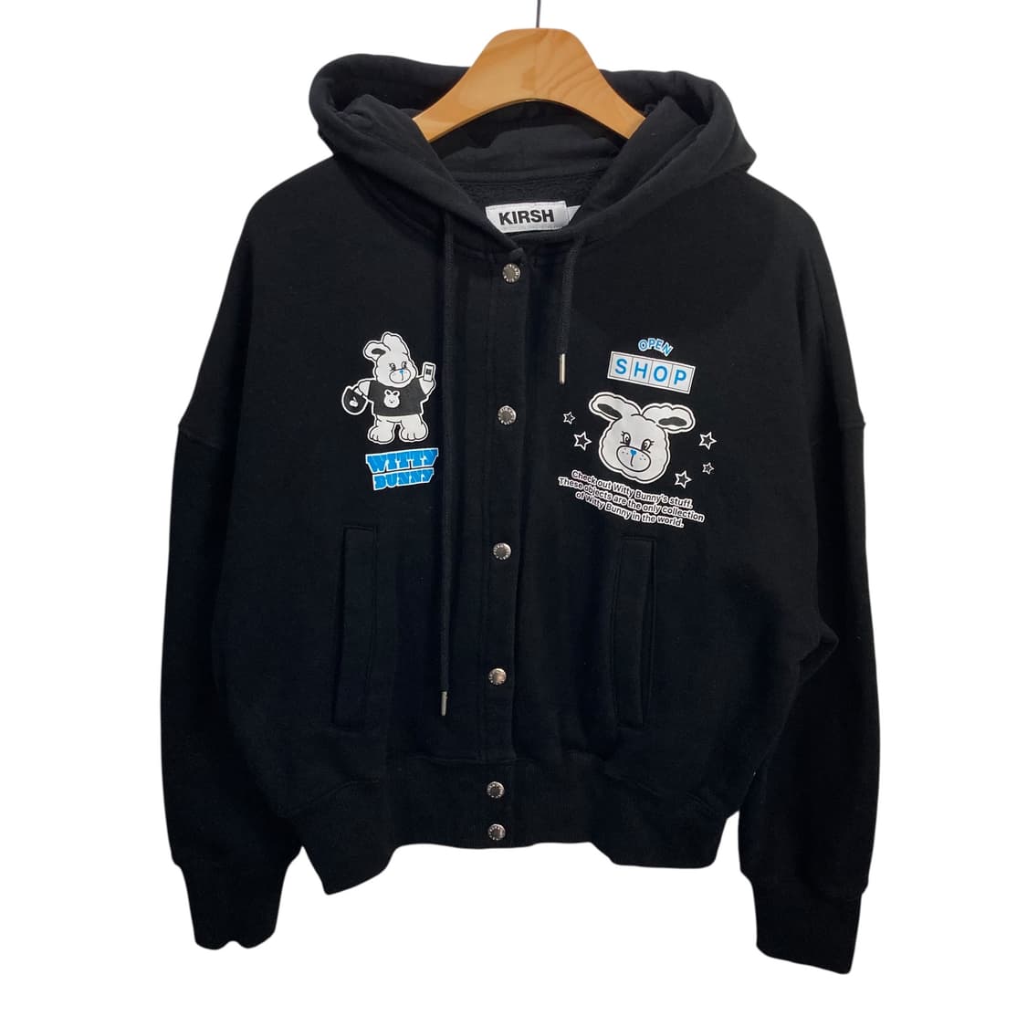 키르시 블랙 후드 자켓 상품이미지2